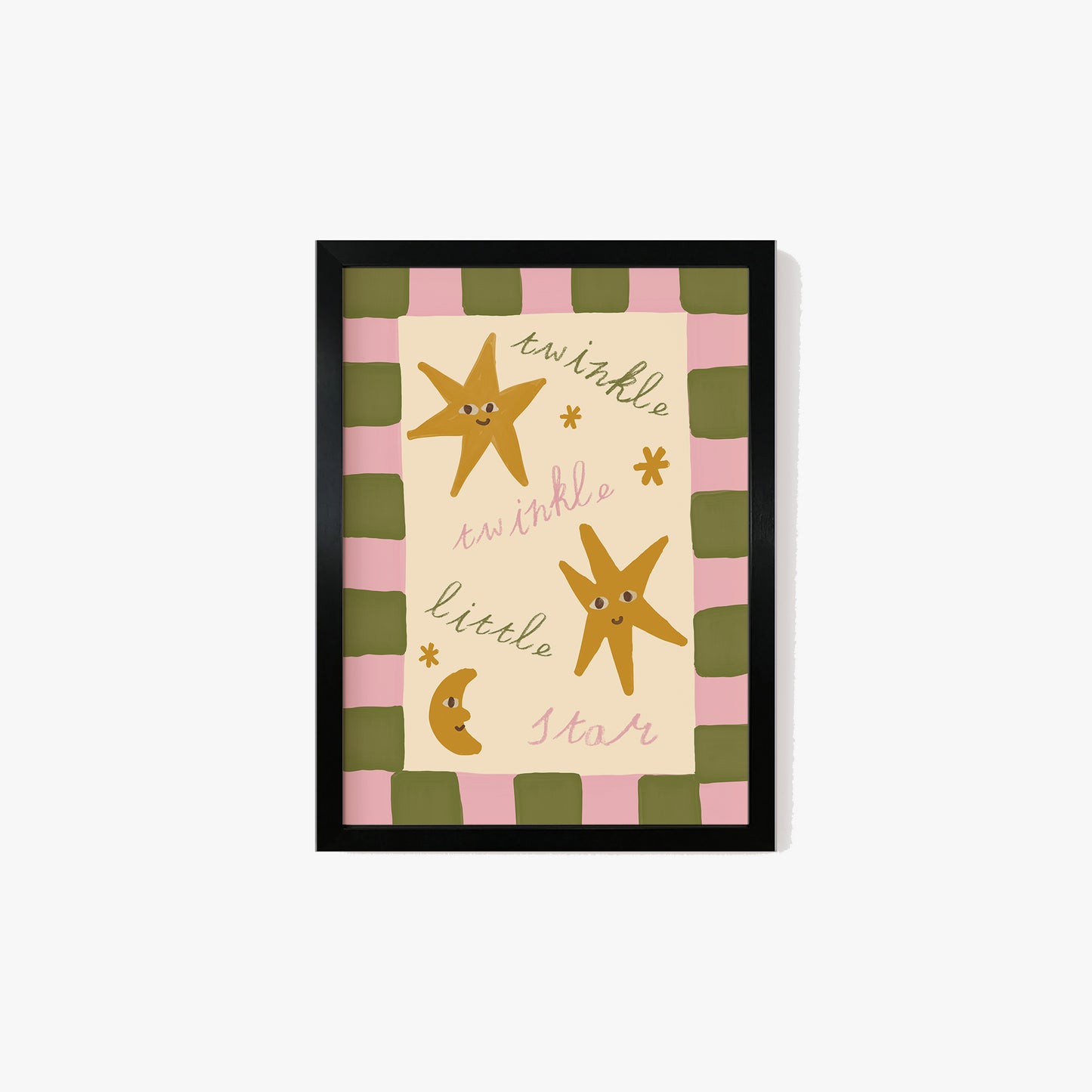 Twinkle Little Star Checkered Print