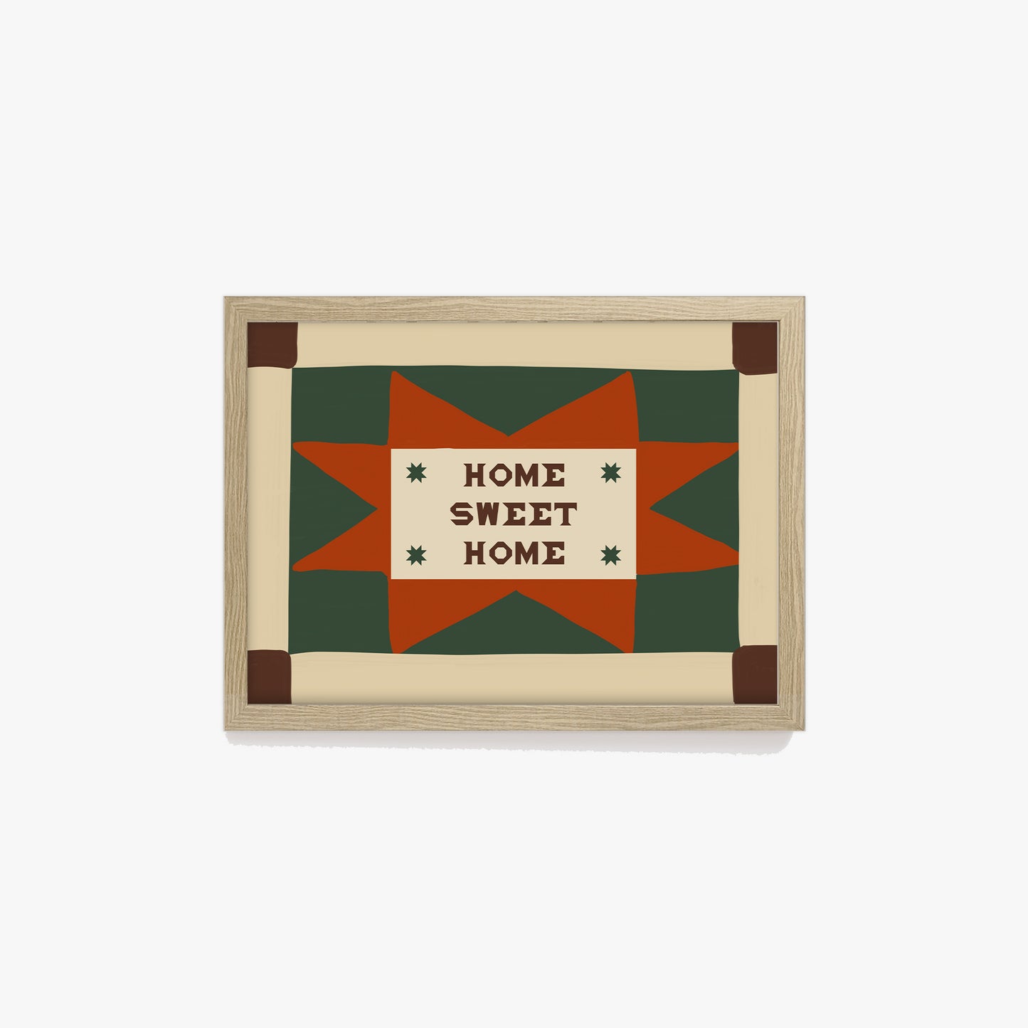 Home Sweet Home Patchwork Print