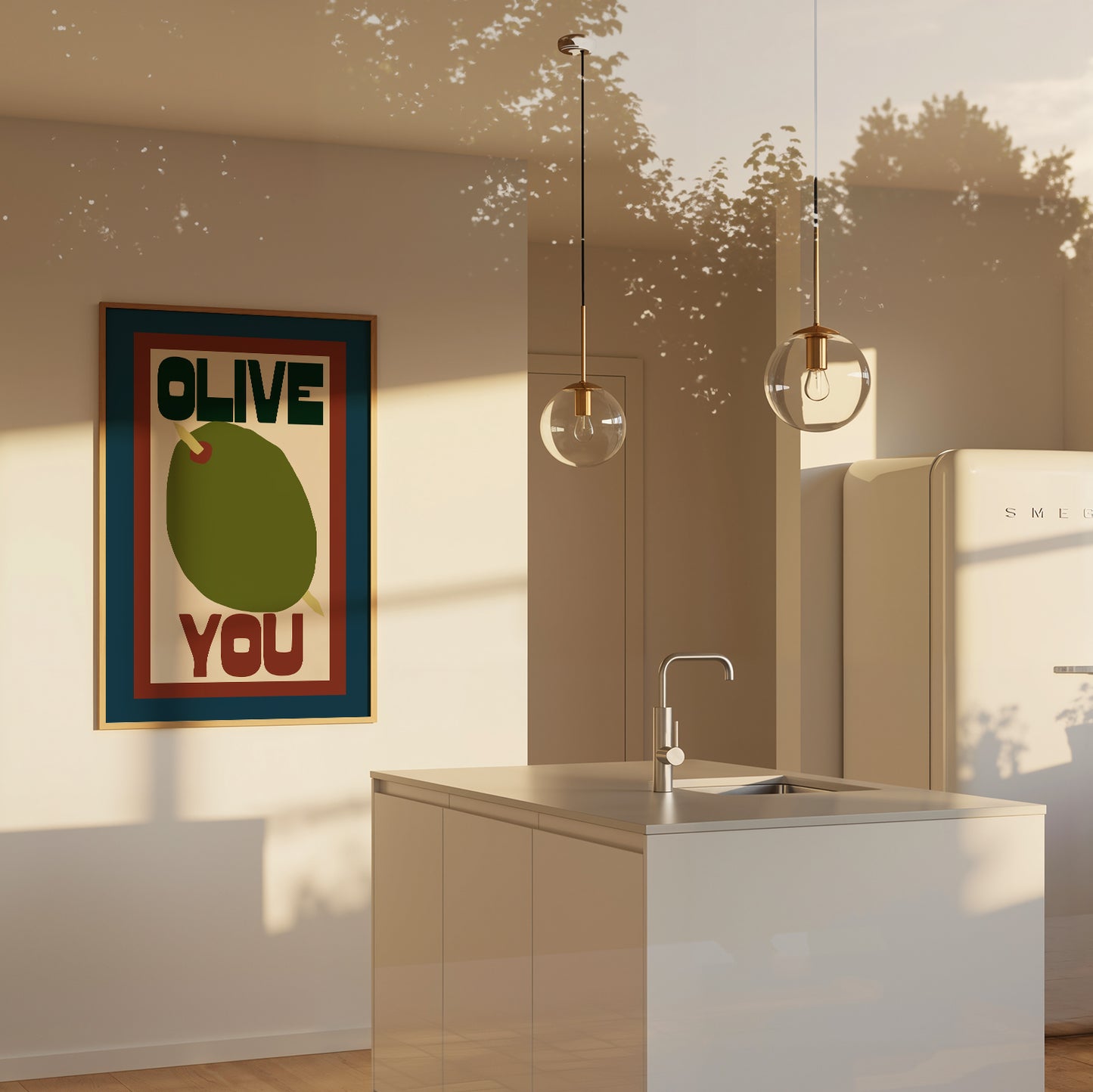 Olive You Print