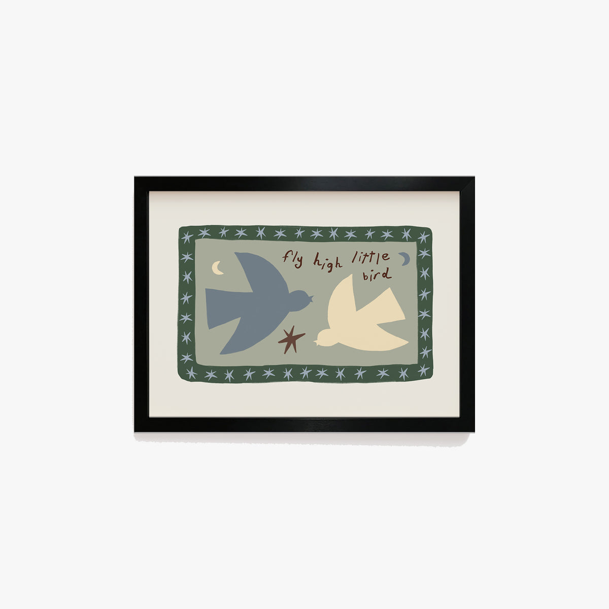 Fly High Little Bird Print