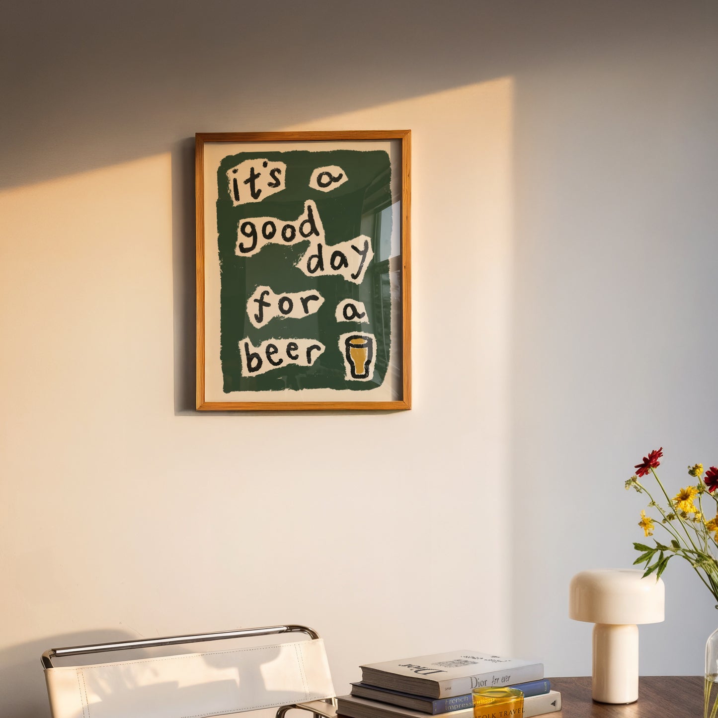 It's a Good Day For a Beer Print