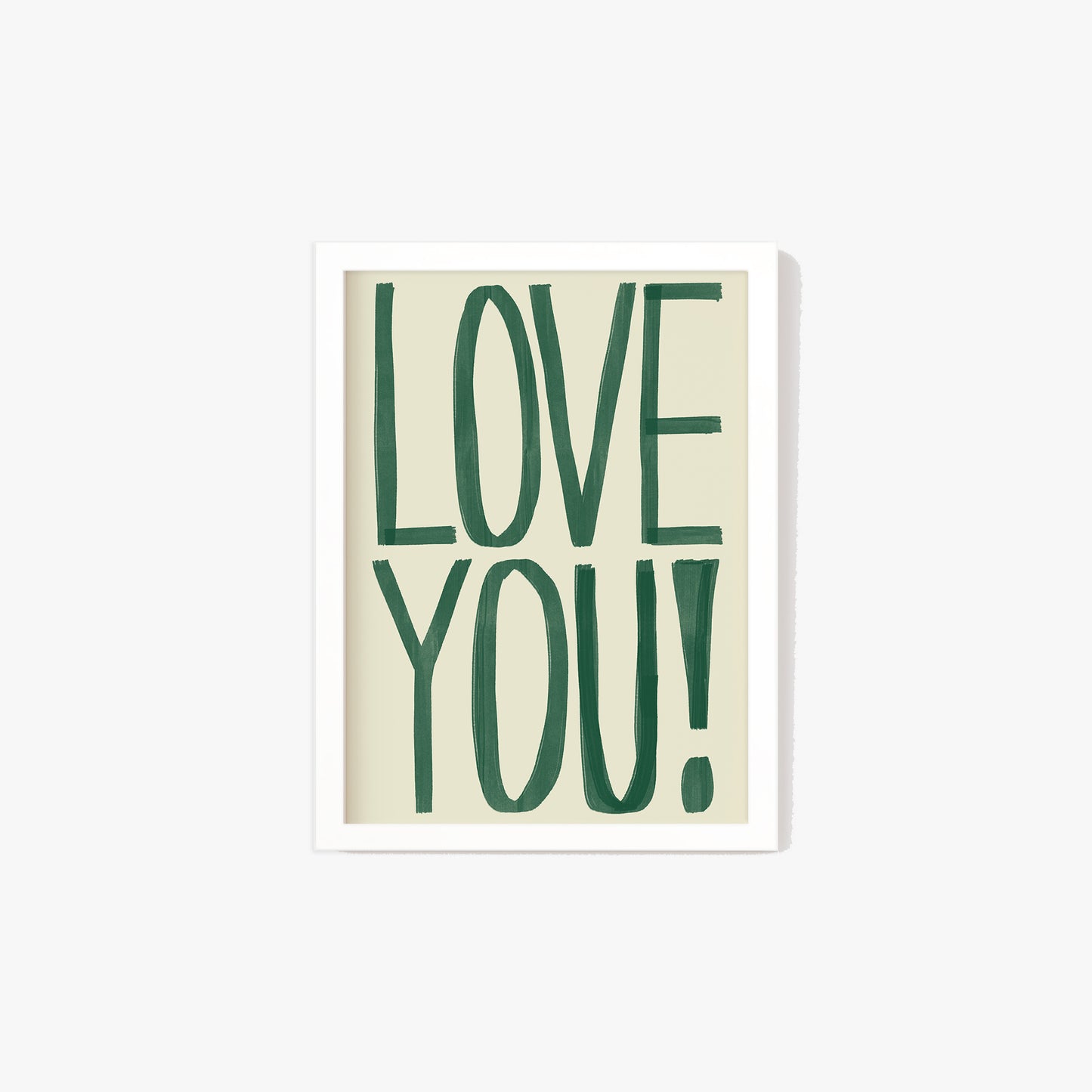 Love You Print