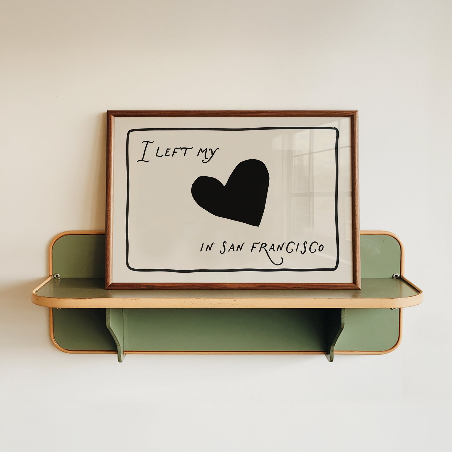 I Left My Heart In San Francisco Print