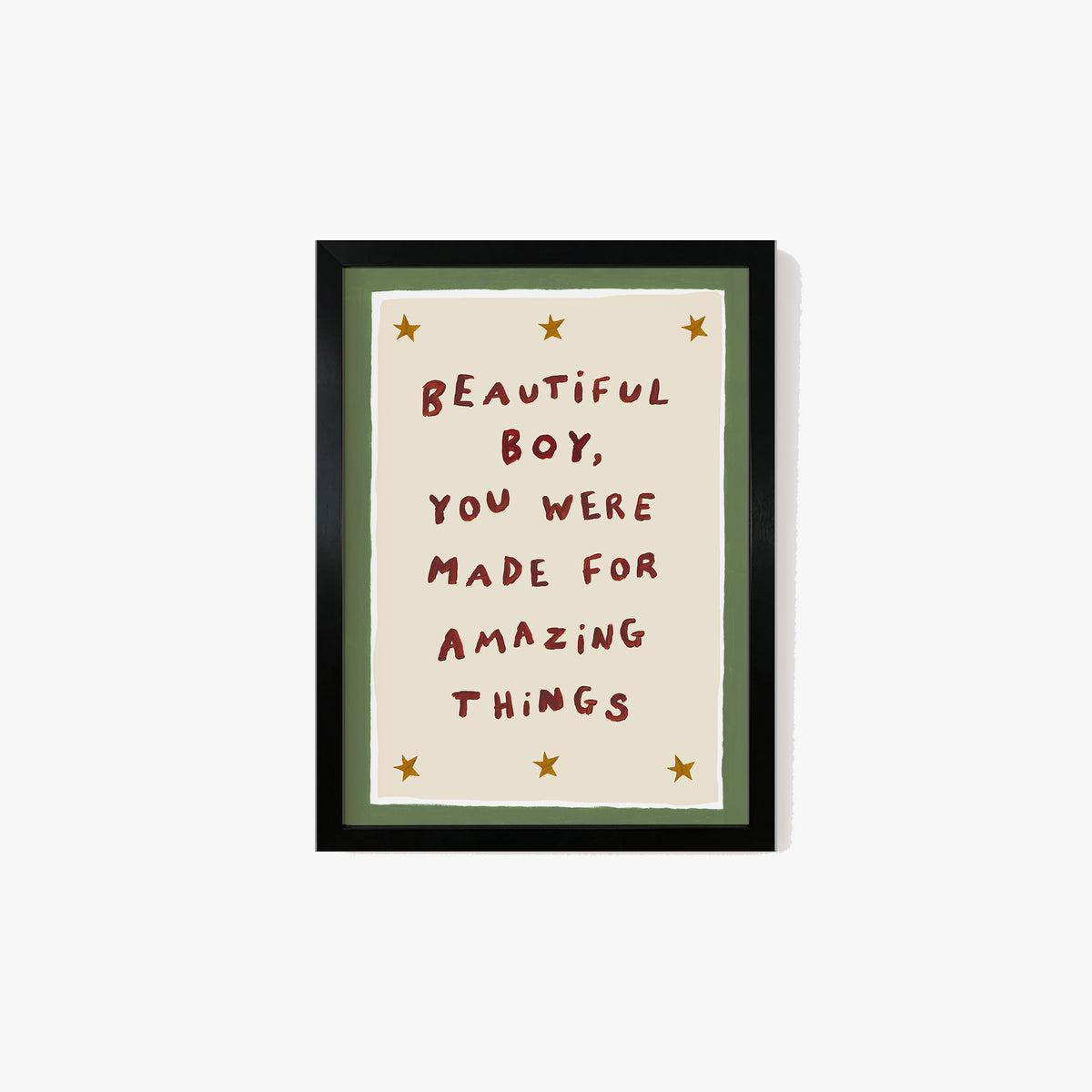 Beautiful Boy You Were Made For Amazing Things Print