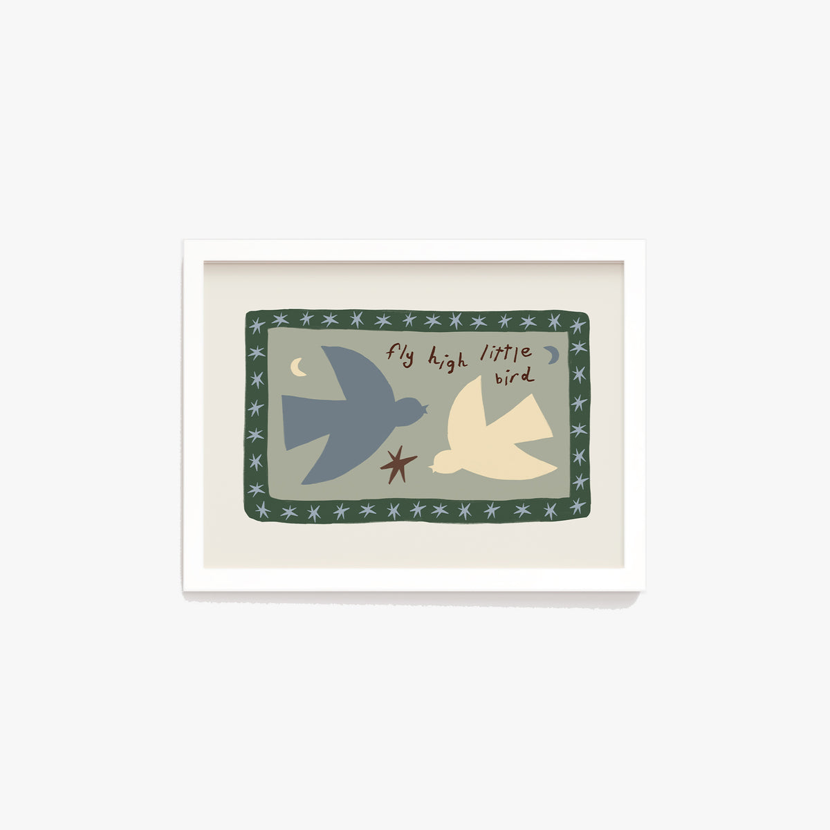 Fly High Little Bird Print