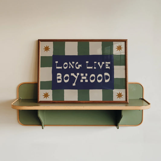 SECONDS Long Live Boyhood Print