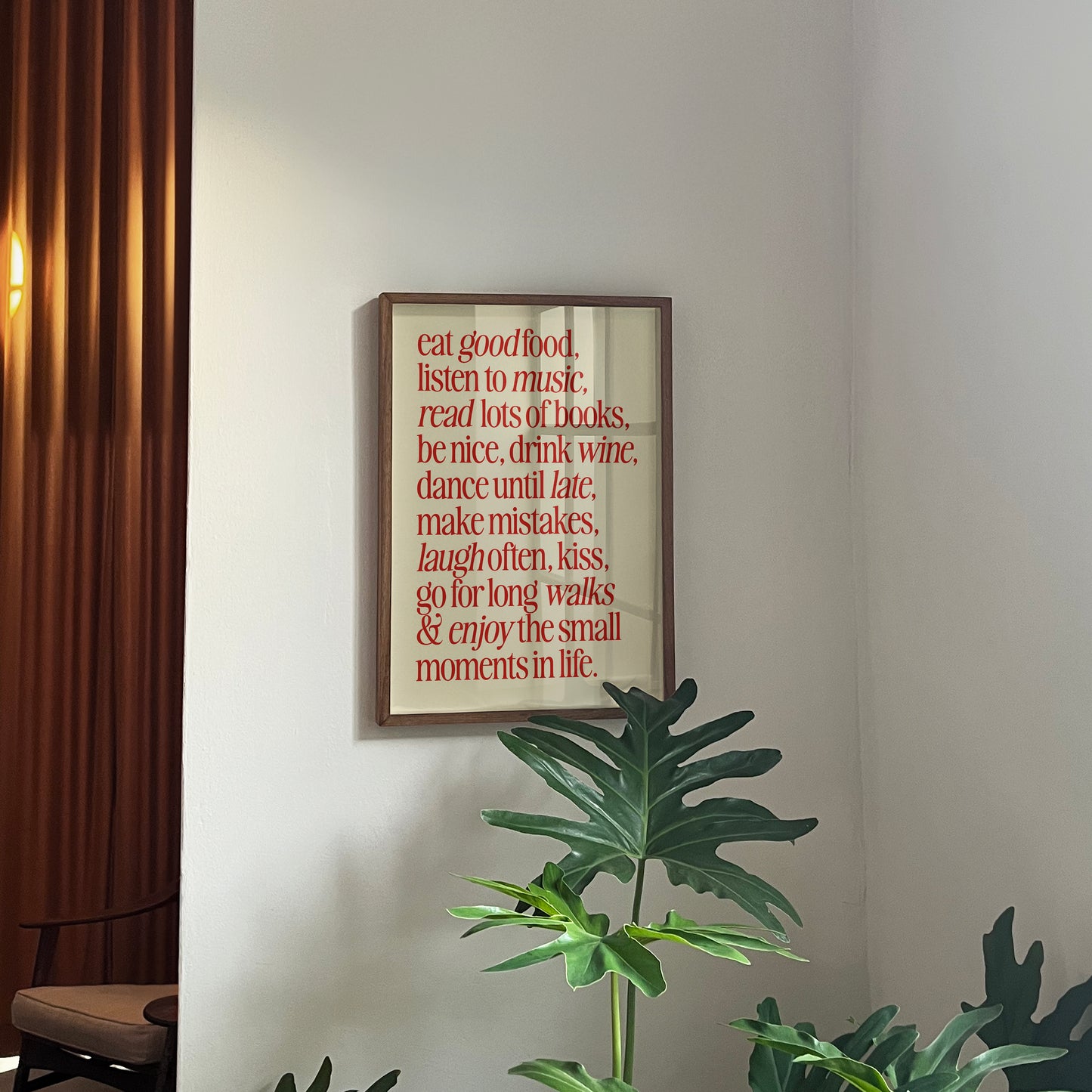 Enjoy The Small Moments Print