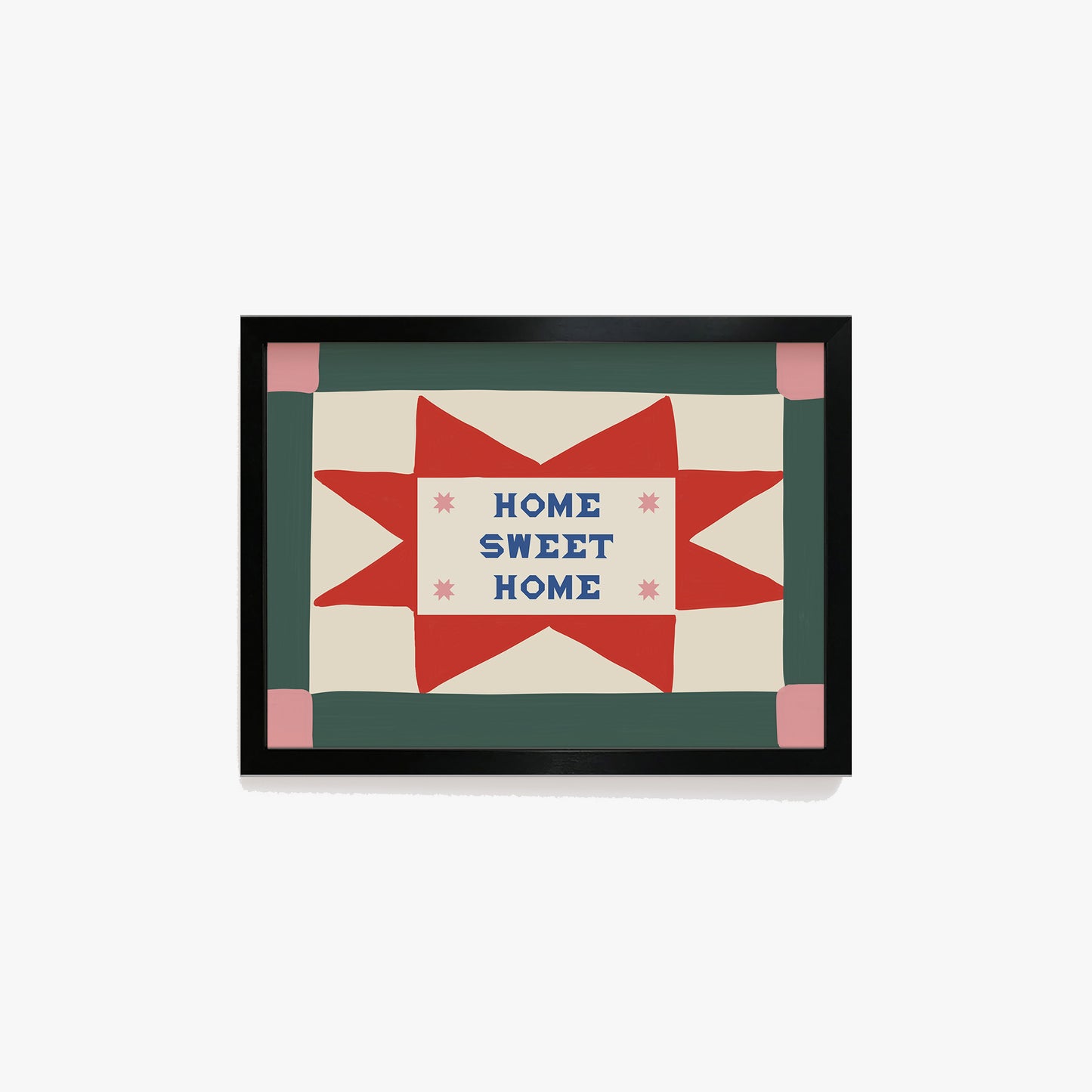 Home Sweet Home Patchwork Print