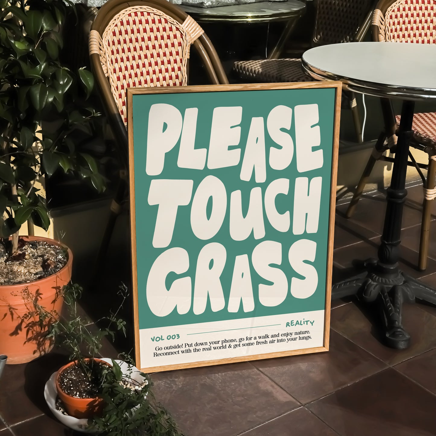 Please Touch Grass Print