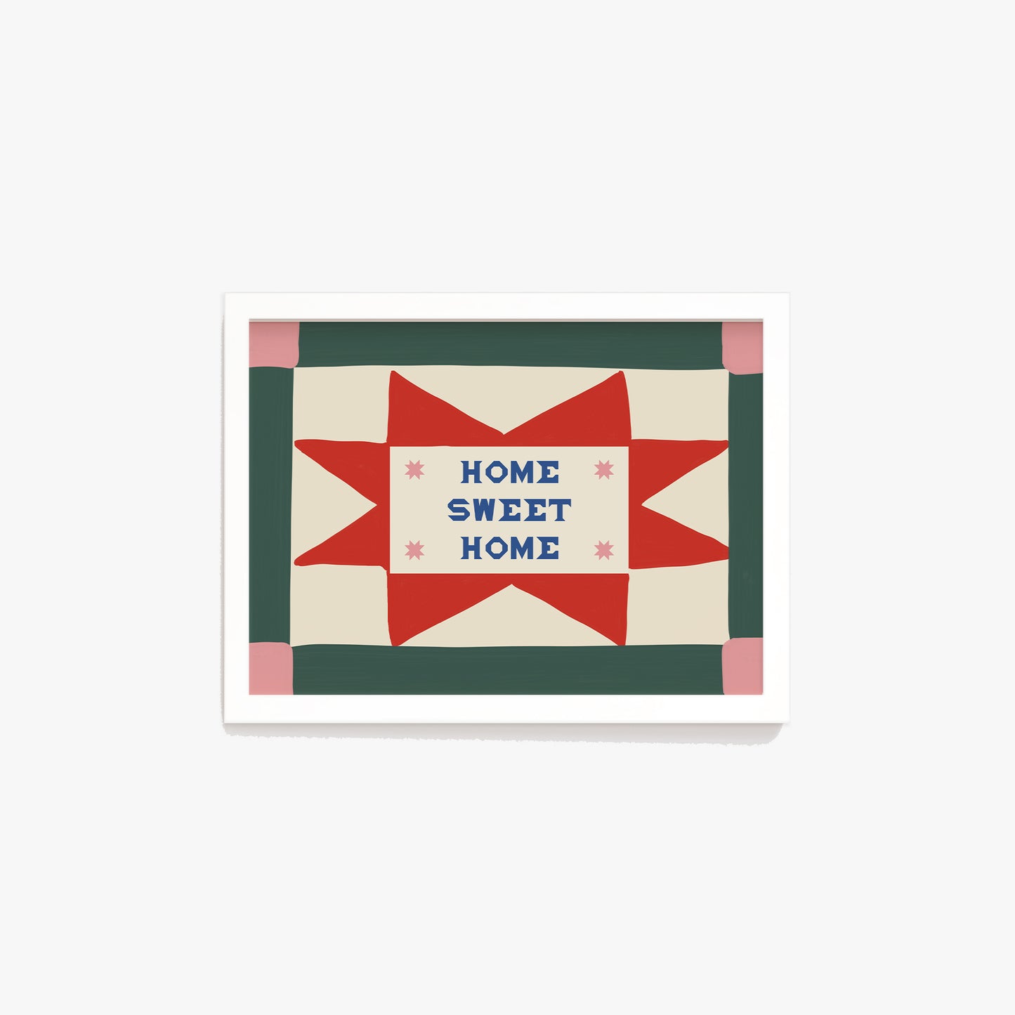 Home Sweet Home Patchwork Print