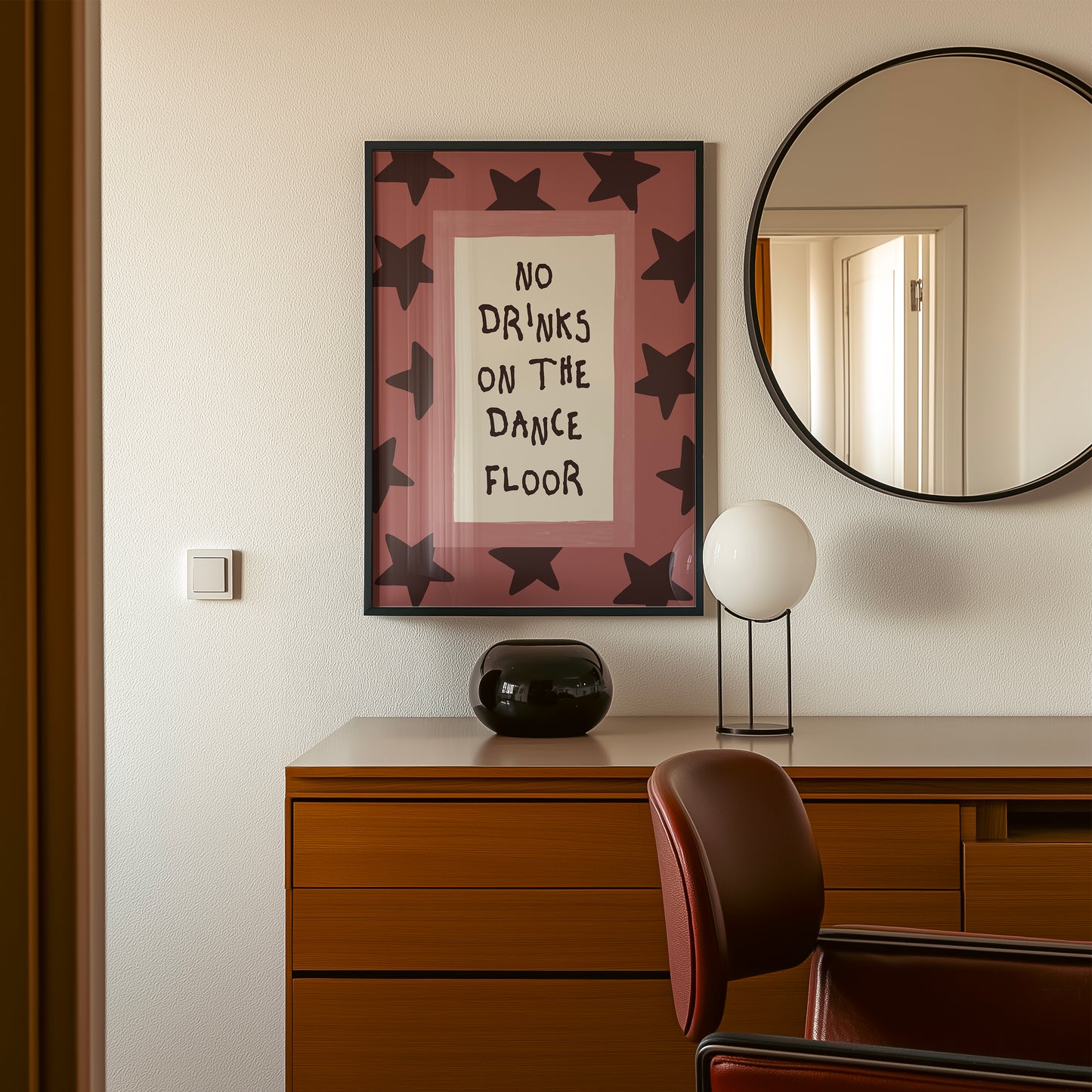 No Drinks On The Dance Floor Print