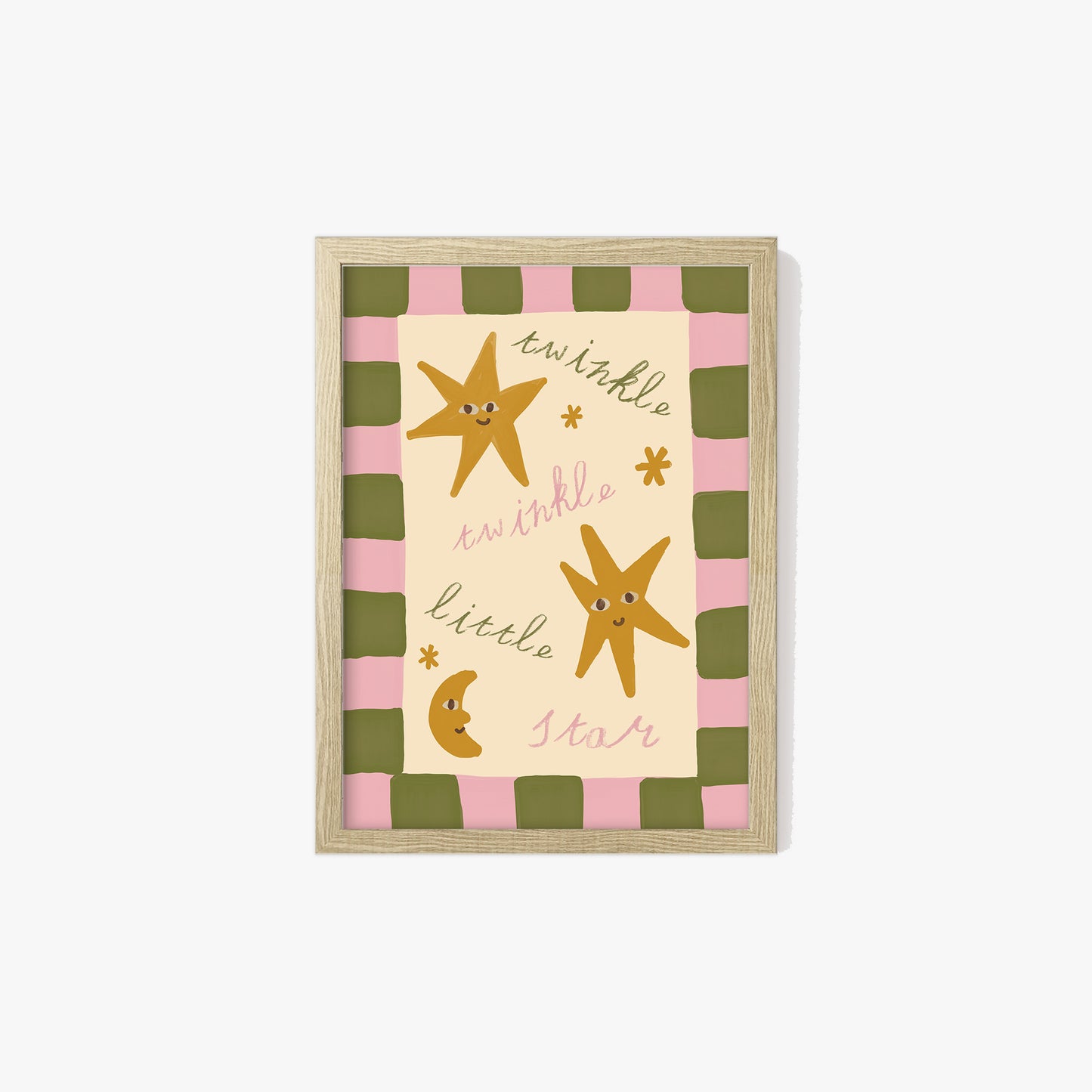 Twinkle Little Star Checkered Print