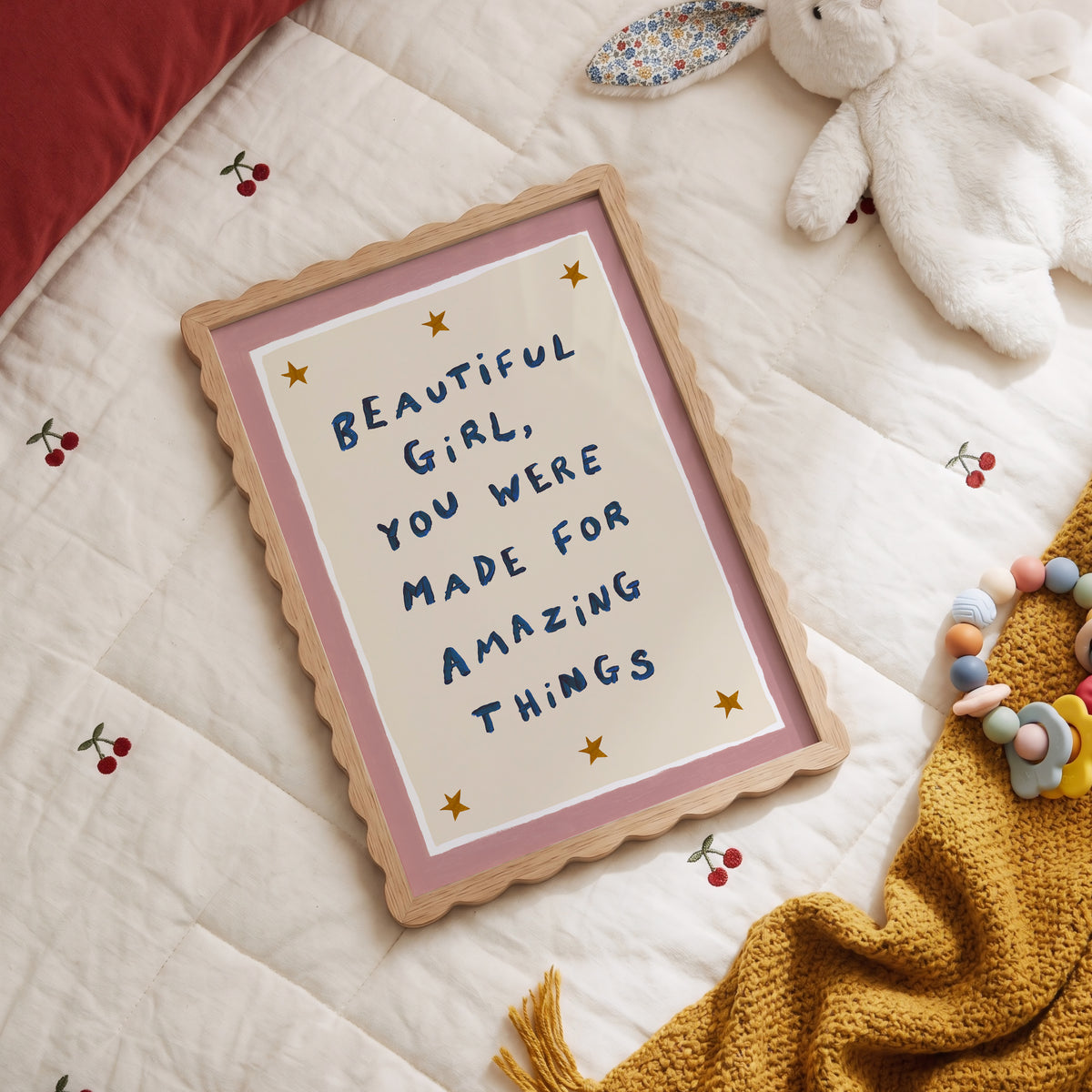 Beautiful Girl You Were Made For Amazing Things Print