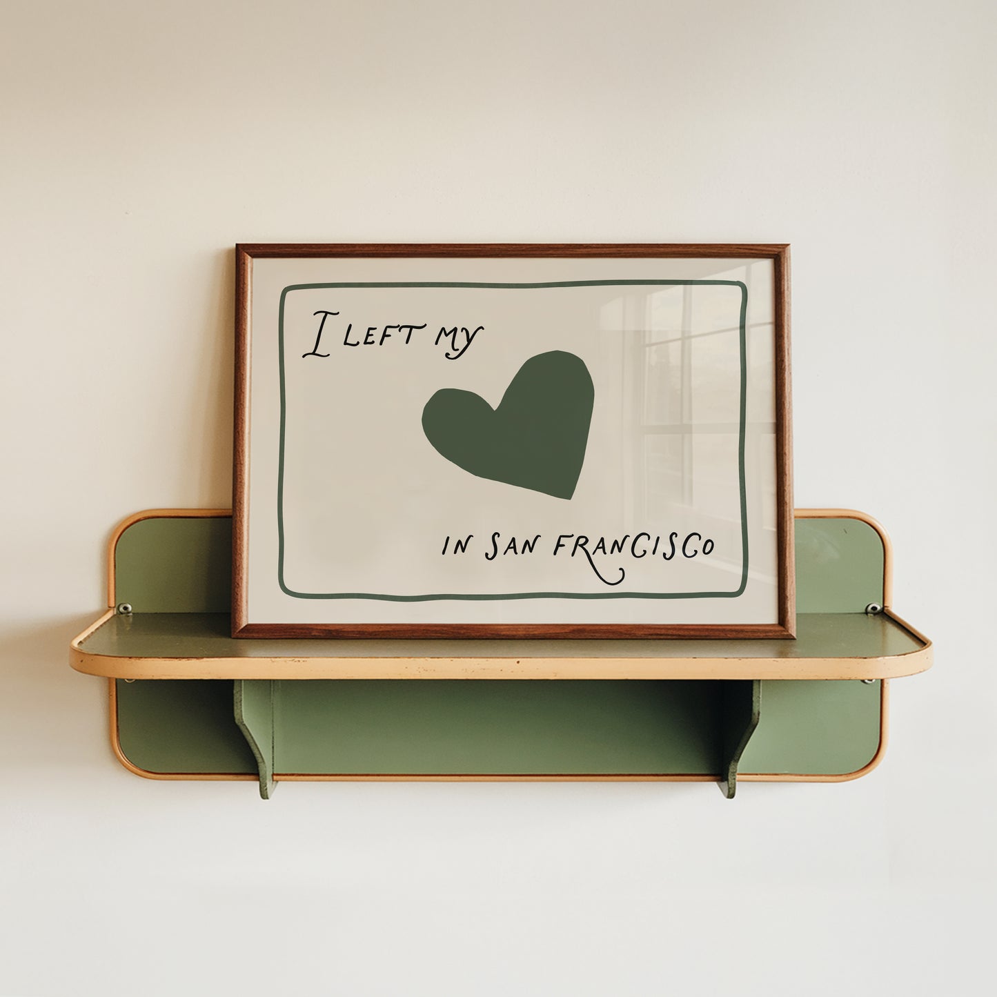 I Left My Heart In San Francisco Print