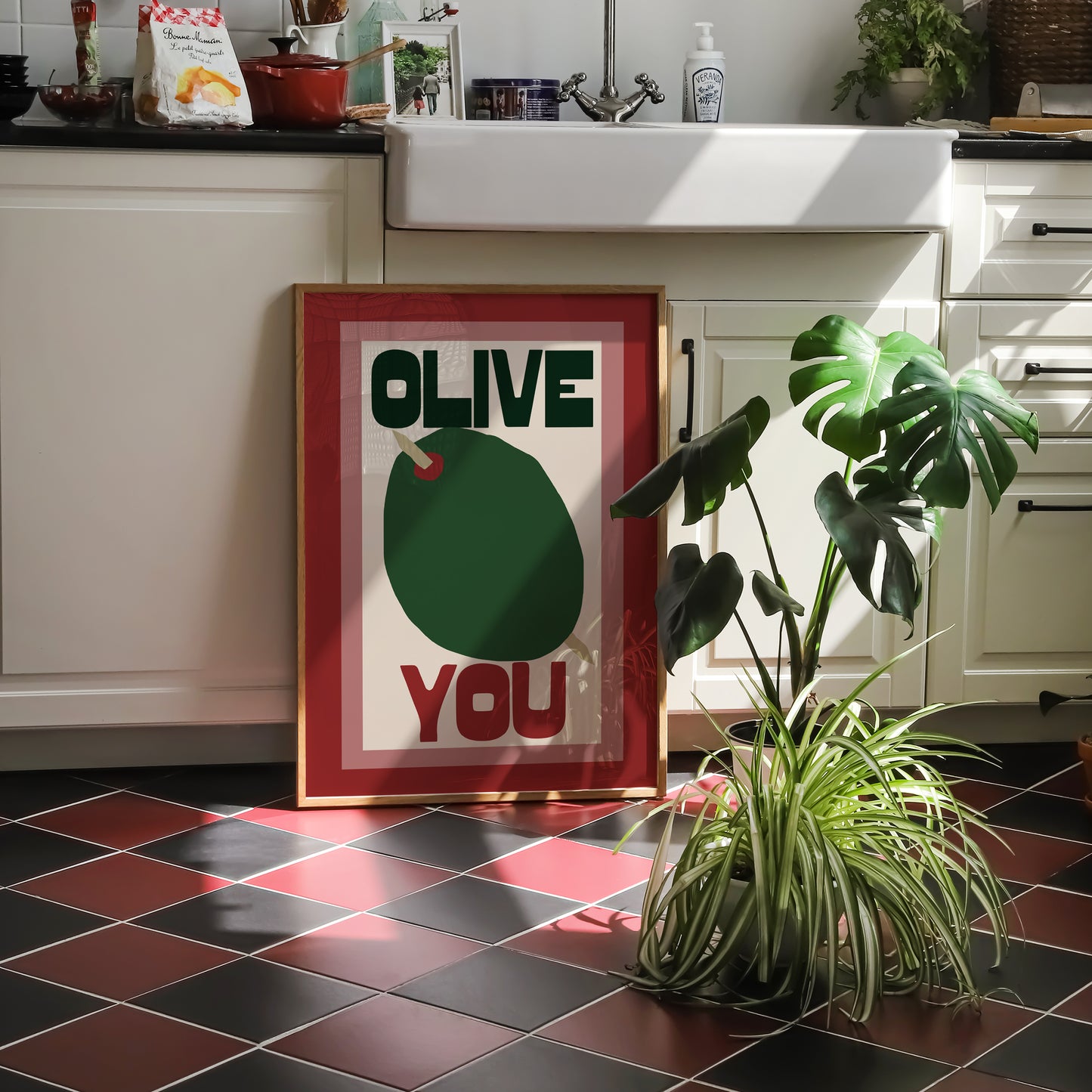 Olive You Print