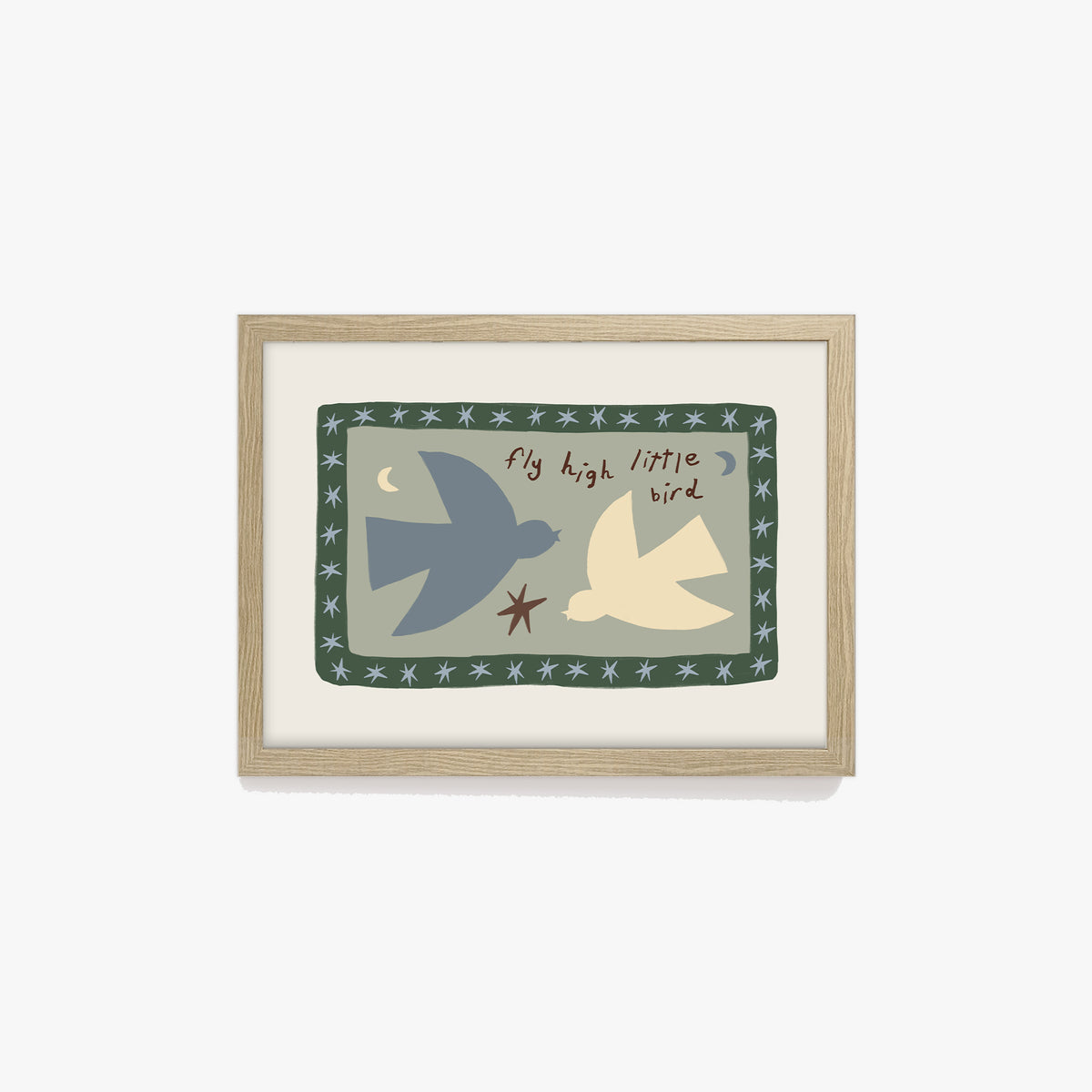 Fly High Little Bird Print