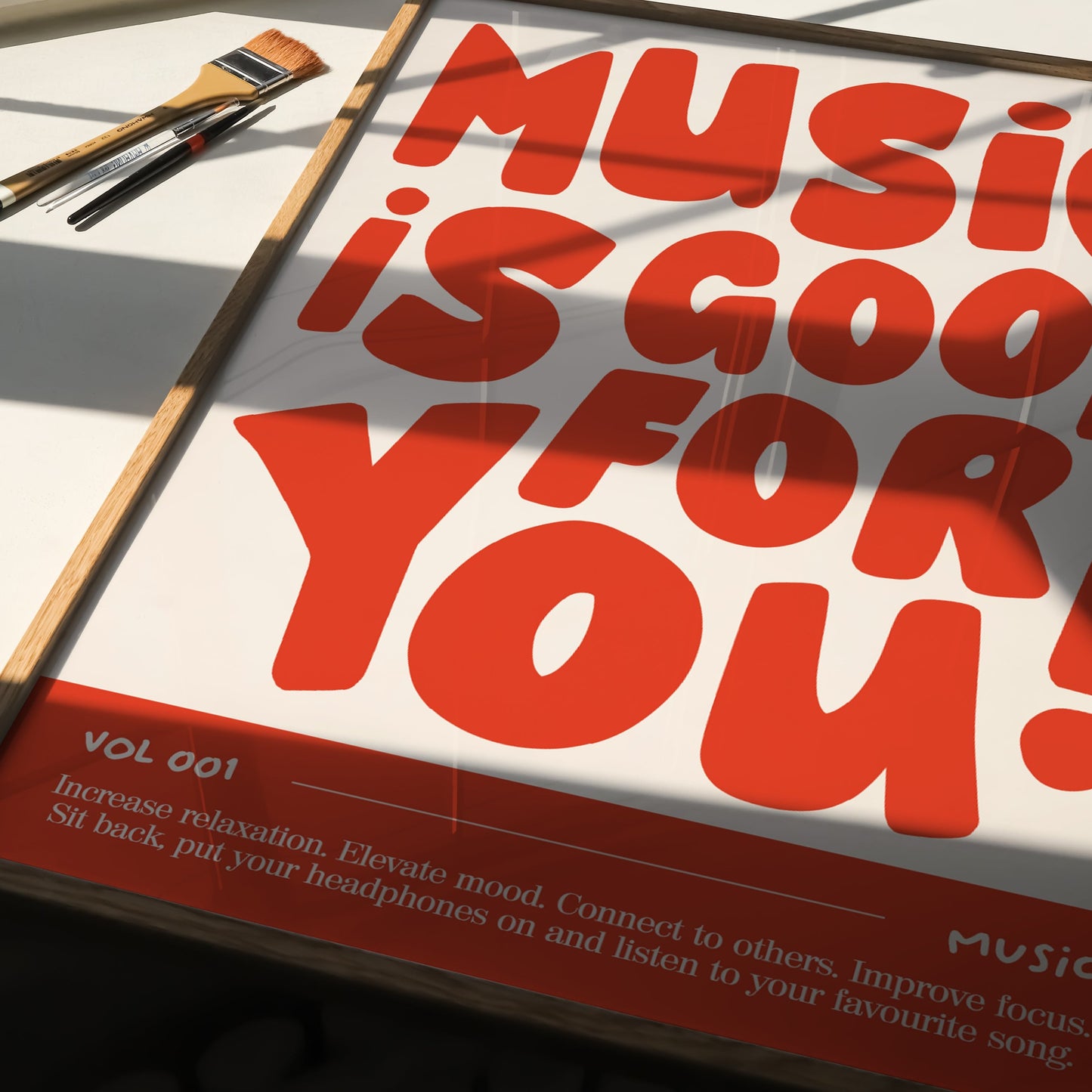 Music Is Good For You Print