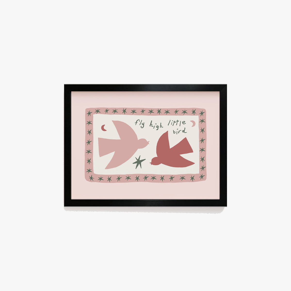 Fly High Little Bird Print
