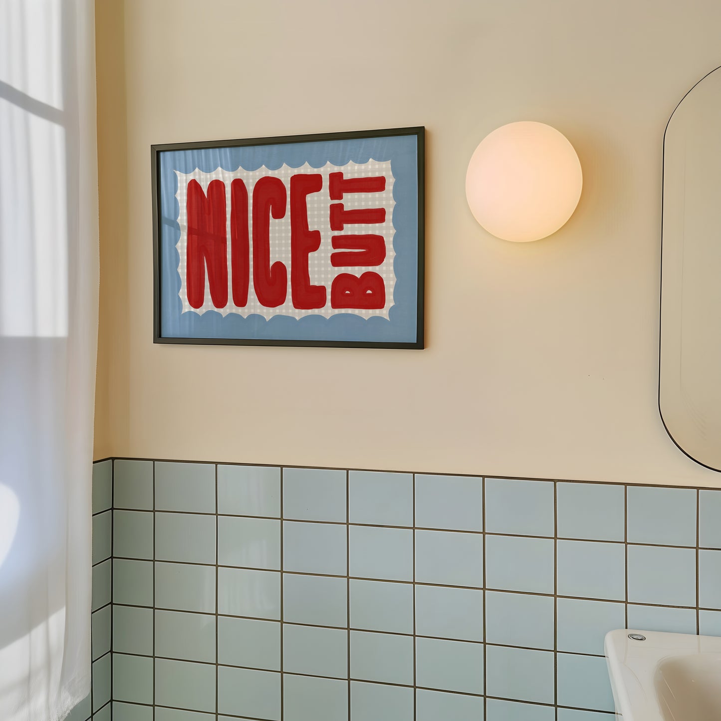 Nice Butt Bathroom Print