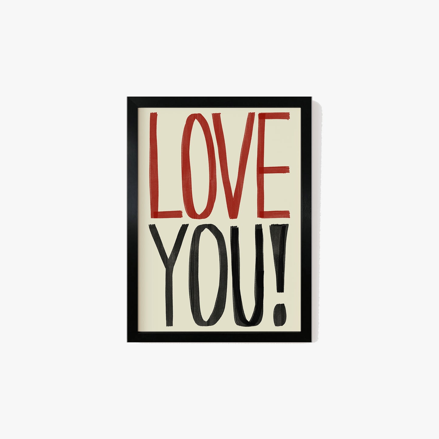 Love You Print