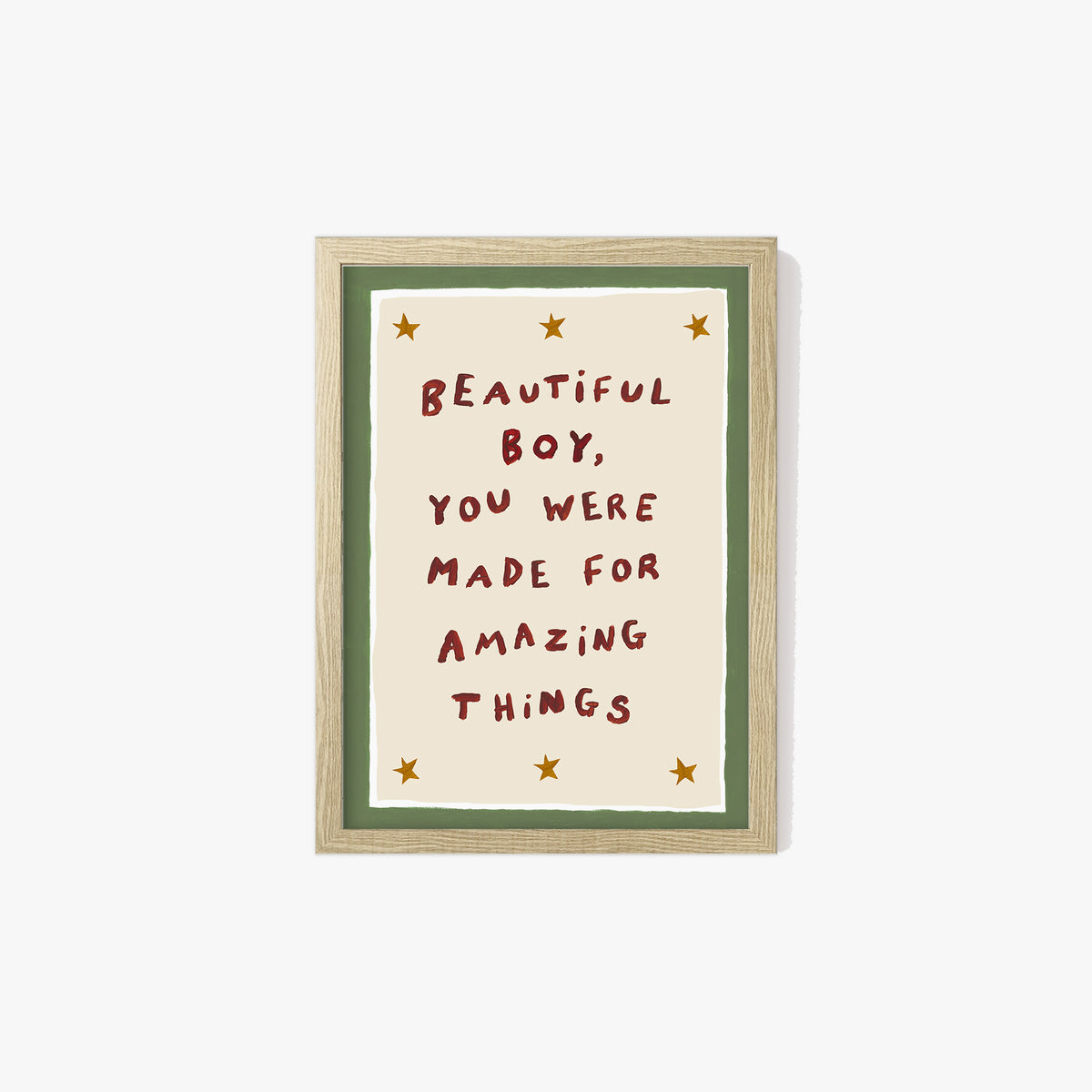 Beautiful Boy You Were Made For Amazing Things Print