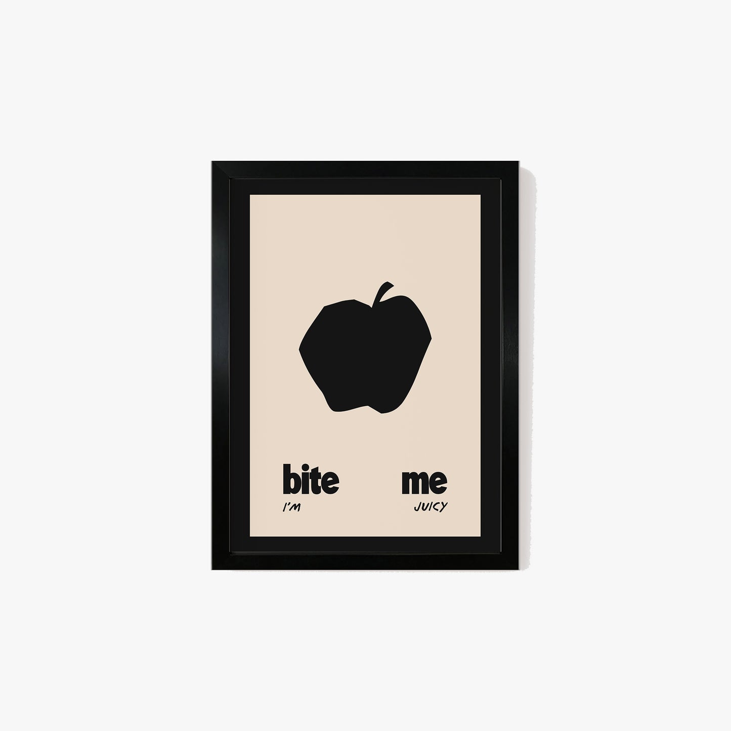 Bite Me Apple Print