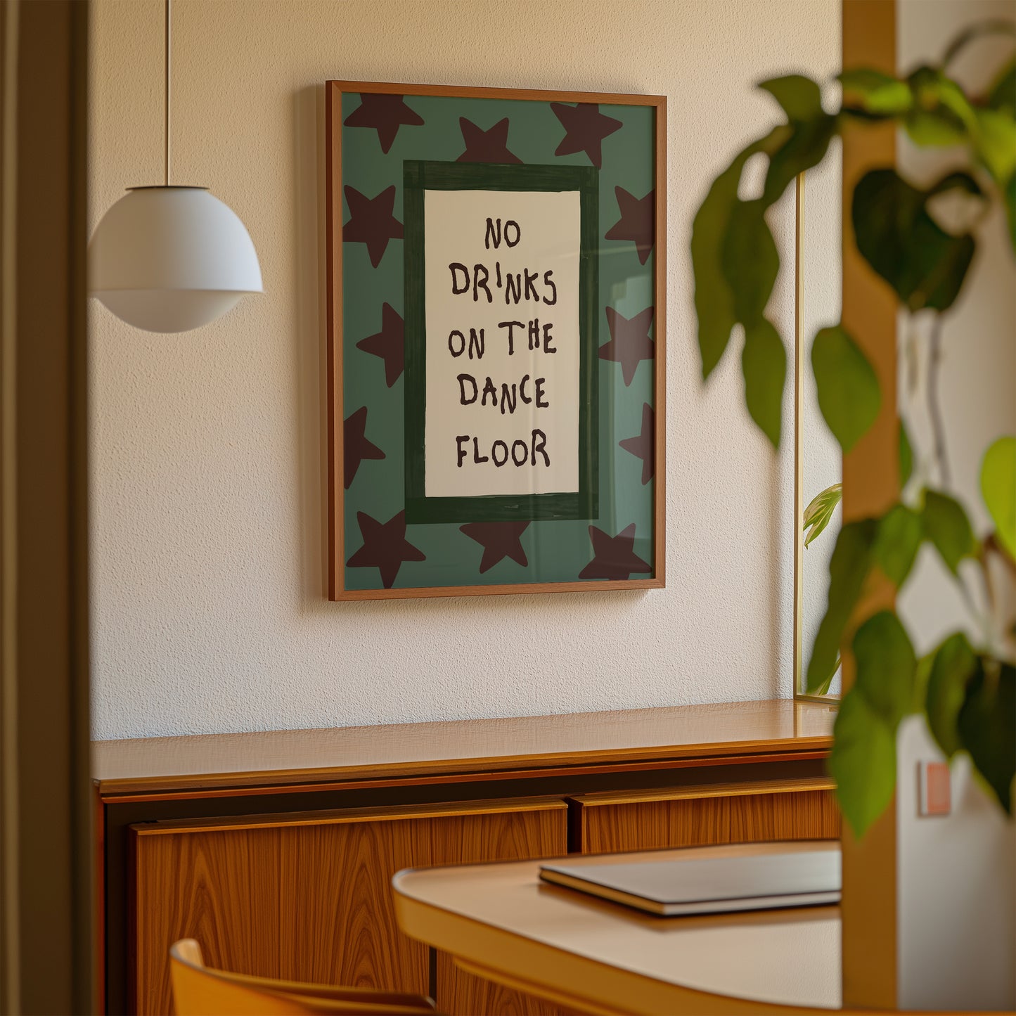 No Drinks On The Dance Floor Print