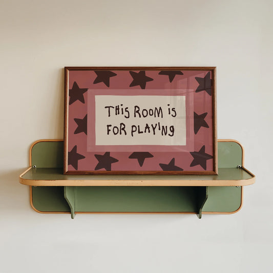 SECONDS This Room Is For Playing Print