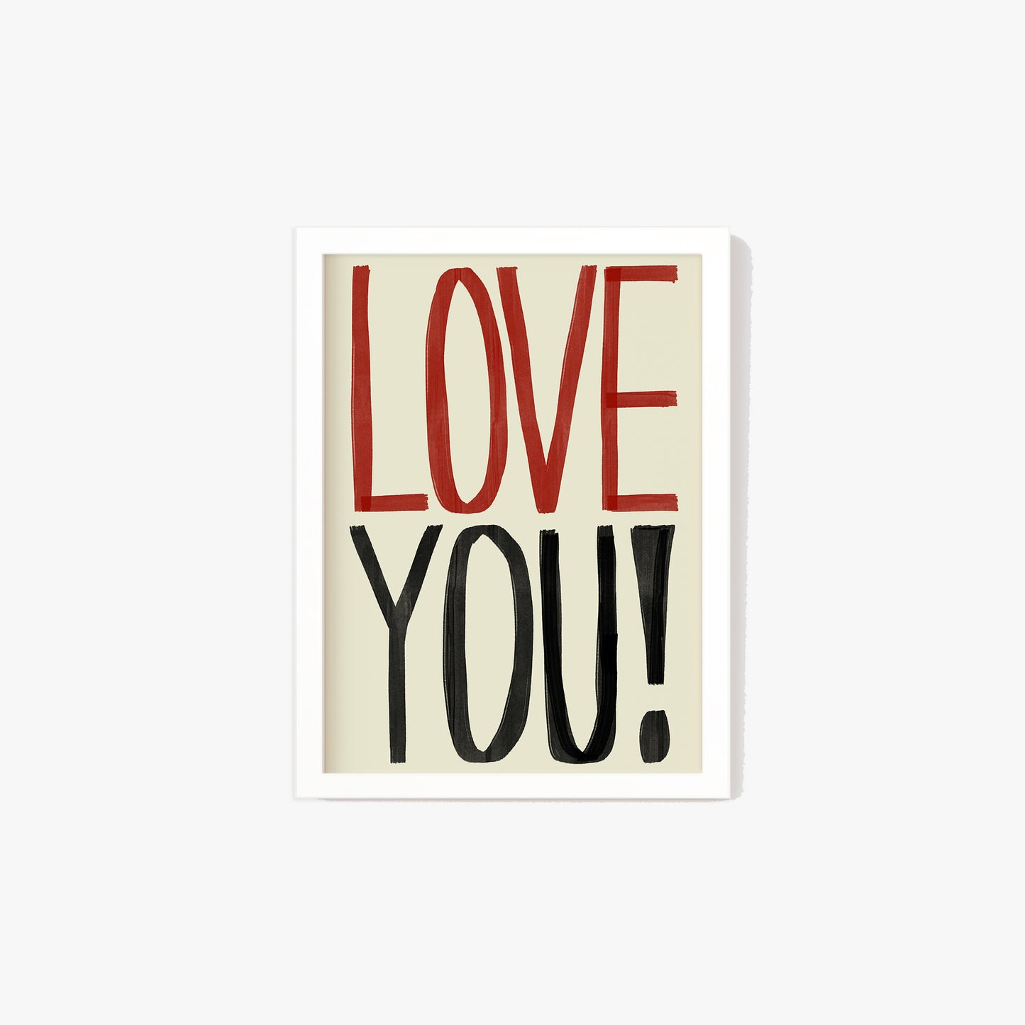 Love You Print