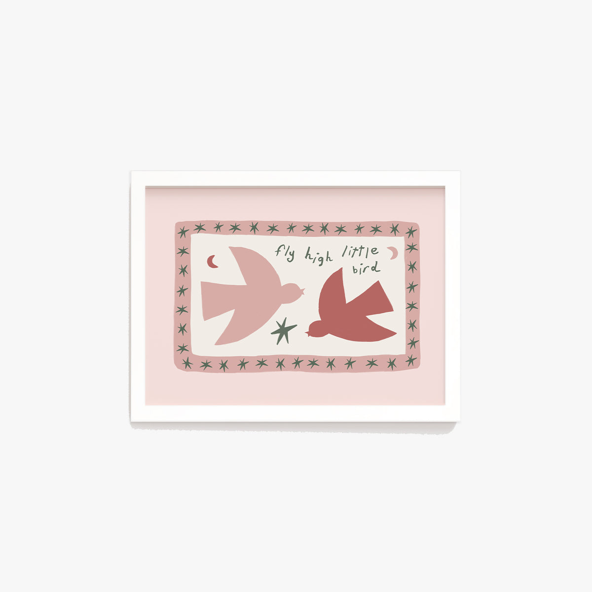 Fly High Little Bird Print