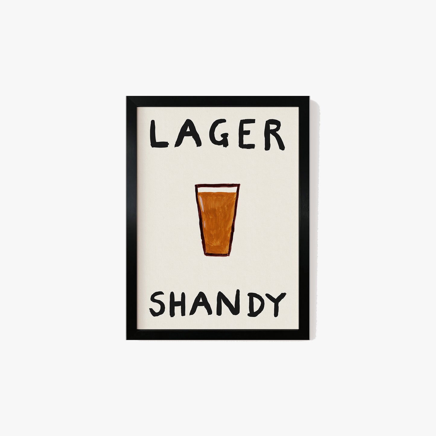 Lager Shandy Hand Painted Print