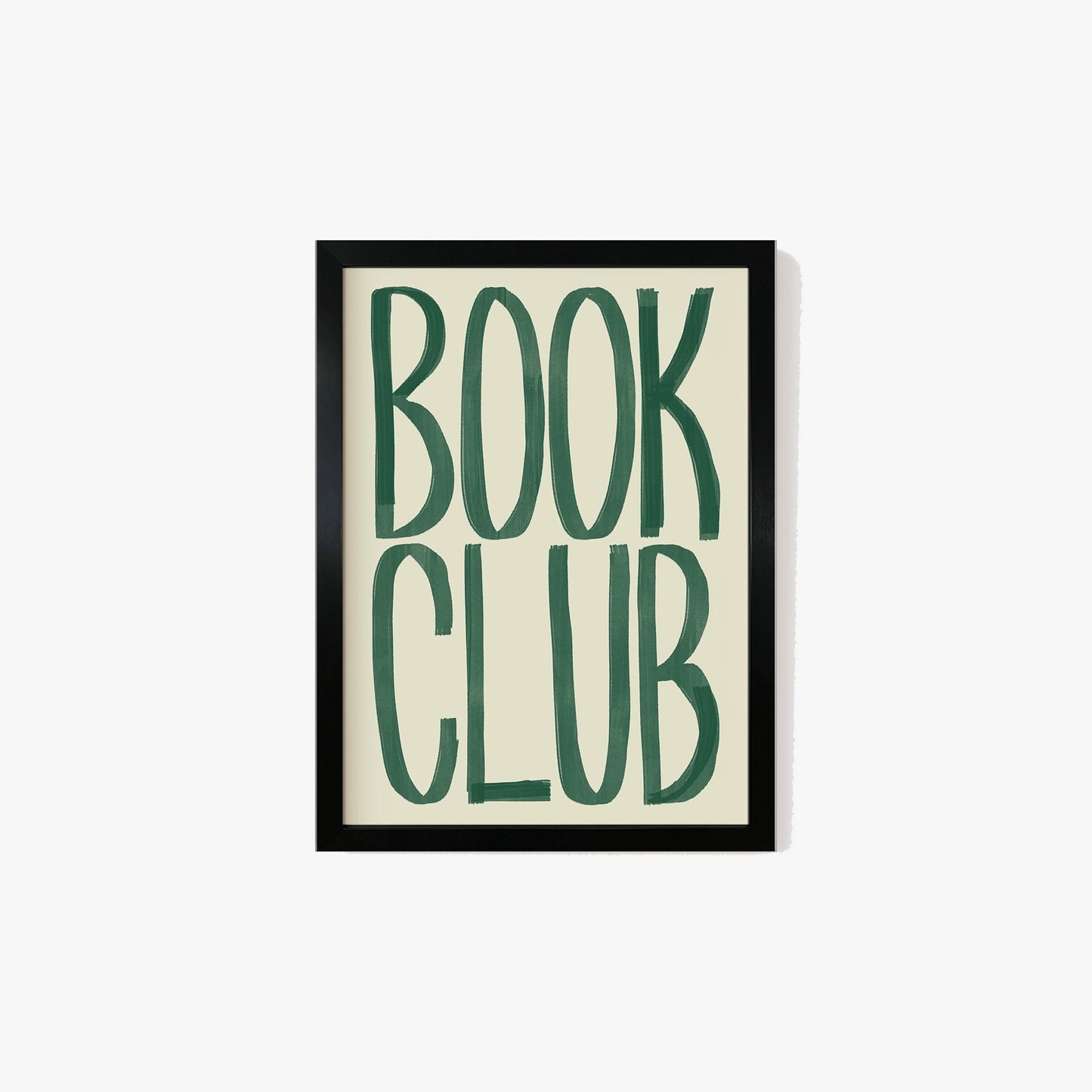 Book Club Typography Print