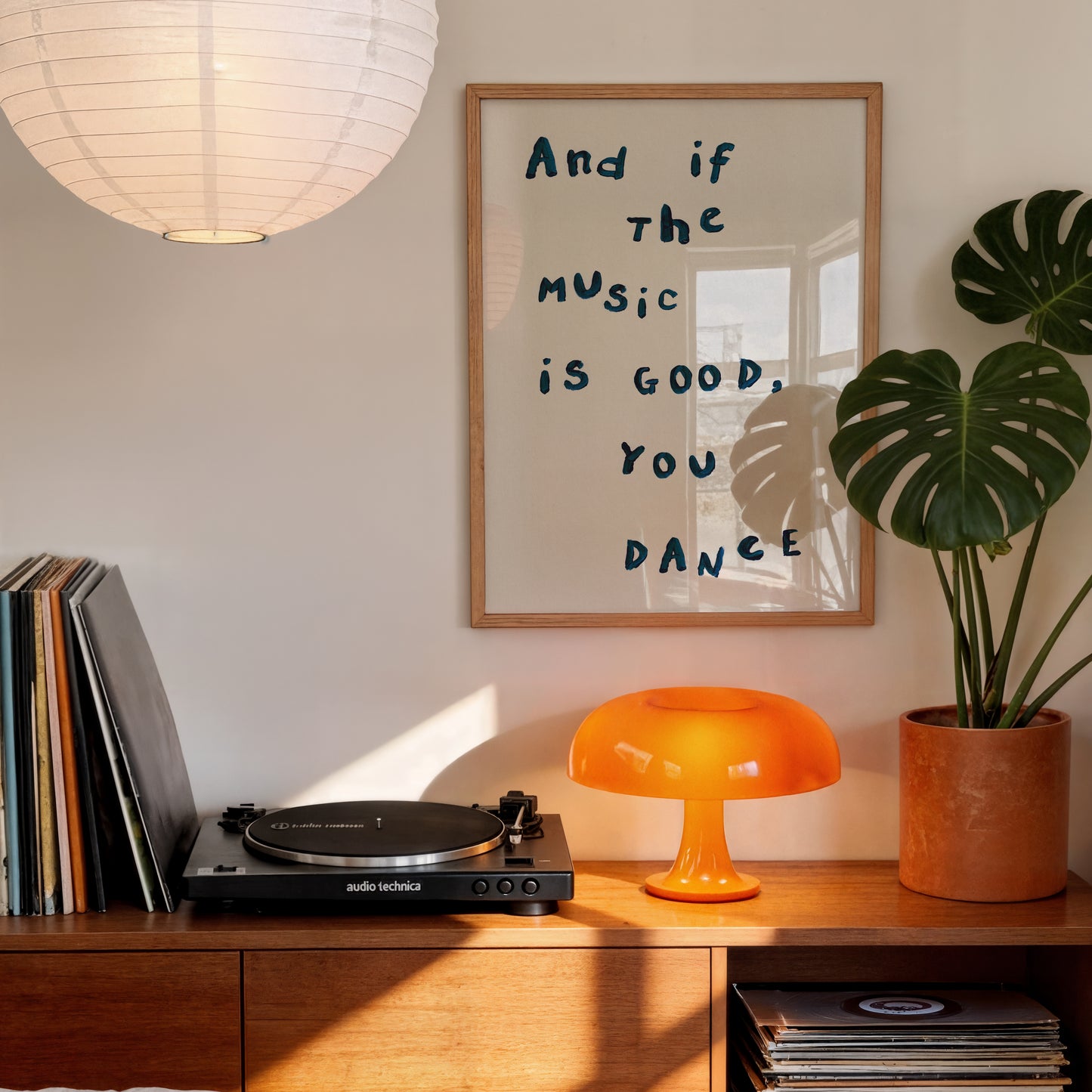 And If The Music Is Good, You Dance Print