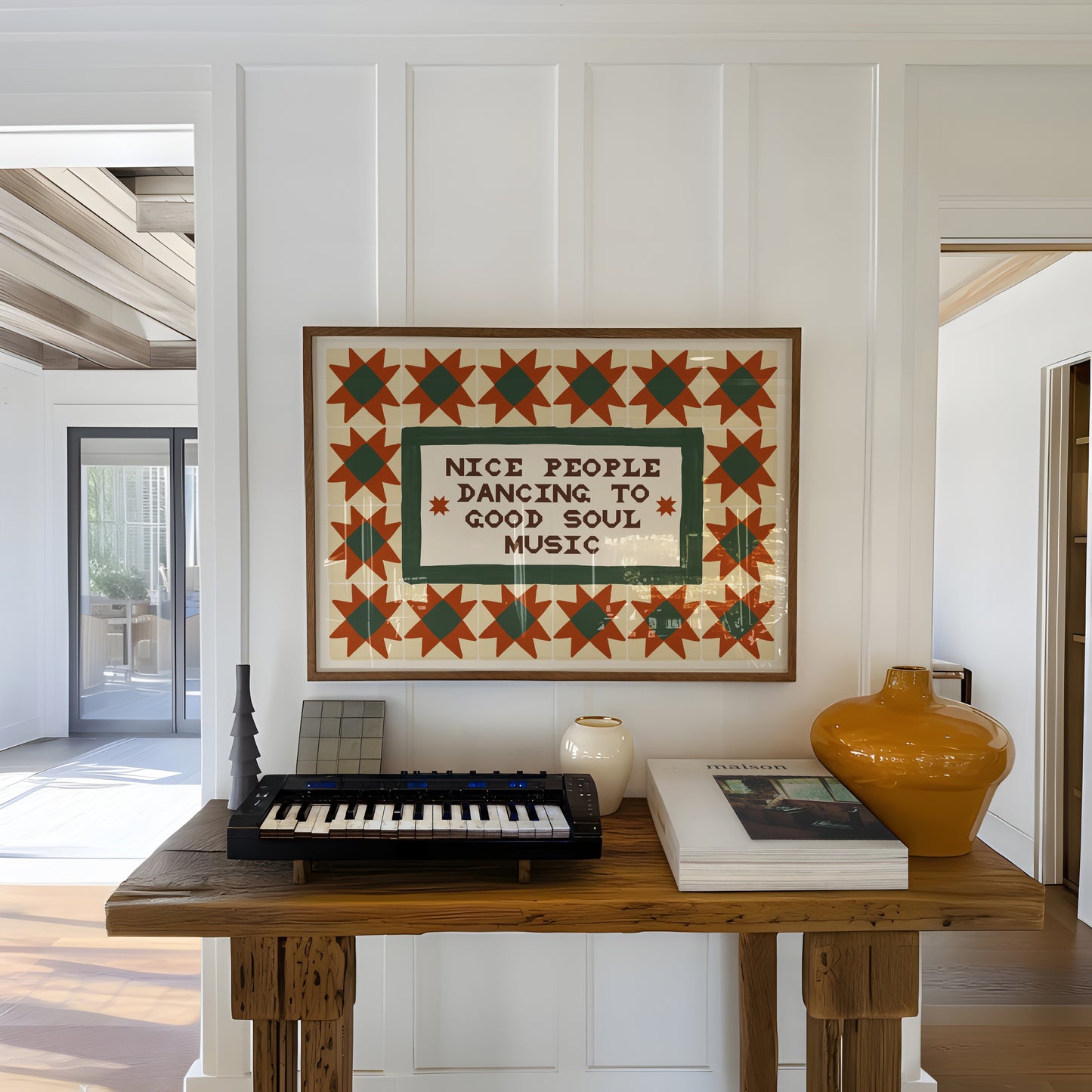 Nice People Dancing To Soul Music Print