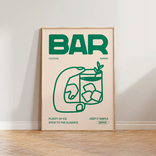 Bar Cocktail Print