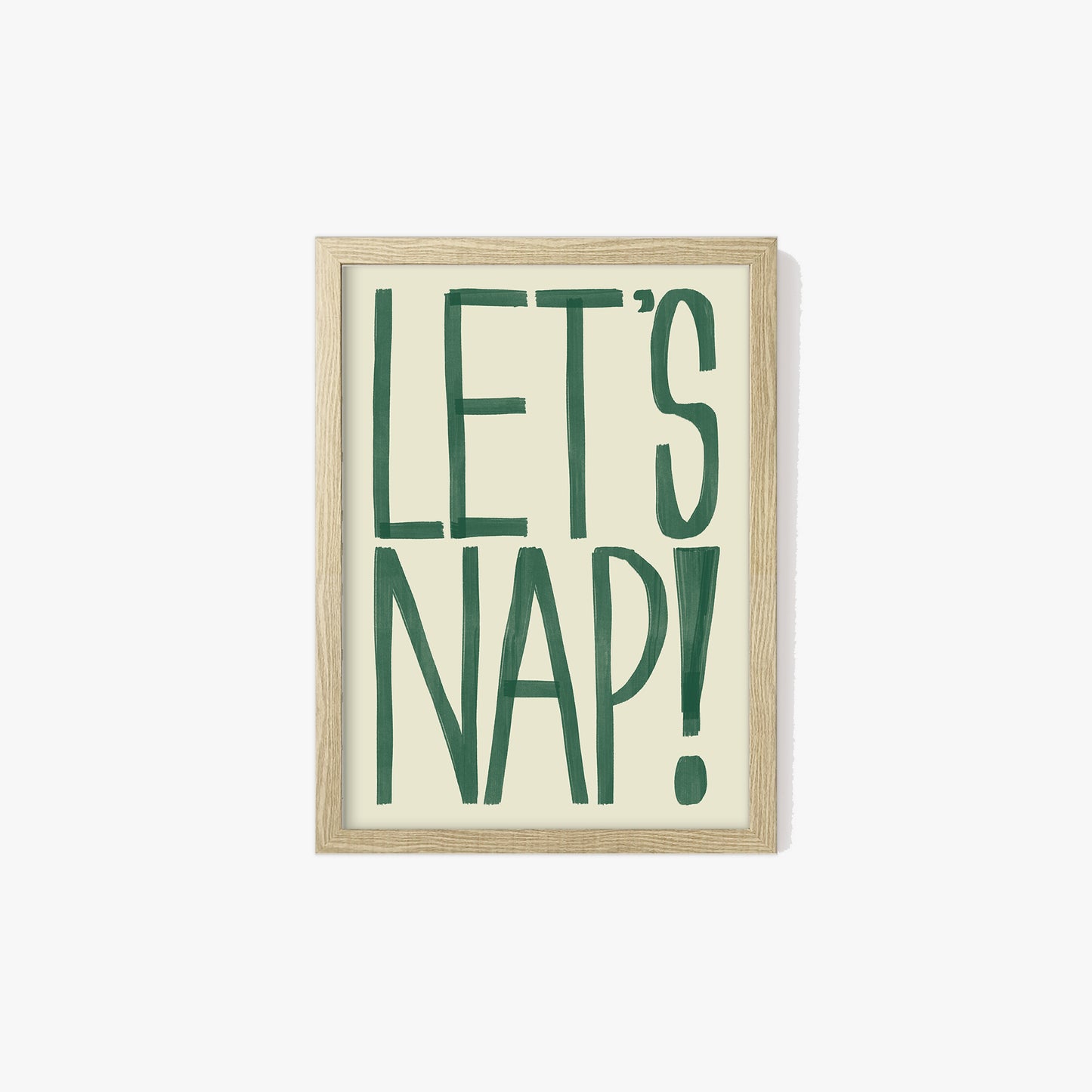 Let's Nap Print