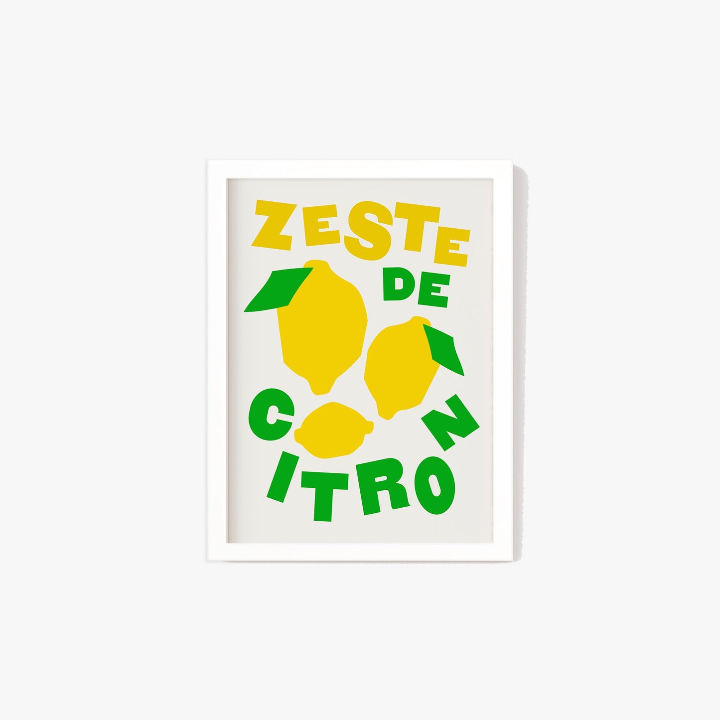 Lemon Zest French Print