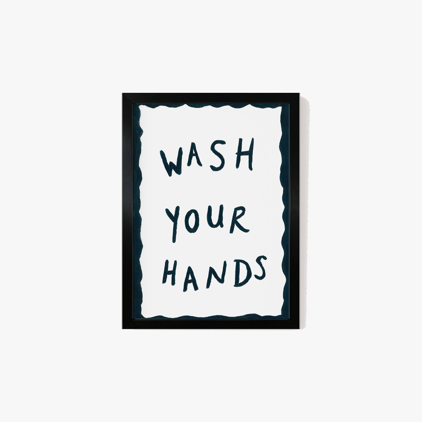 Wash Your Hands Hand Painted Print