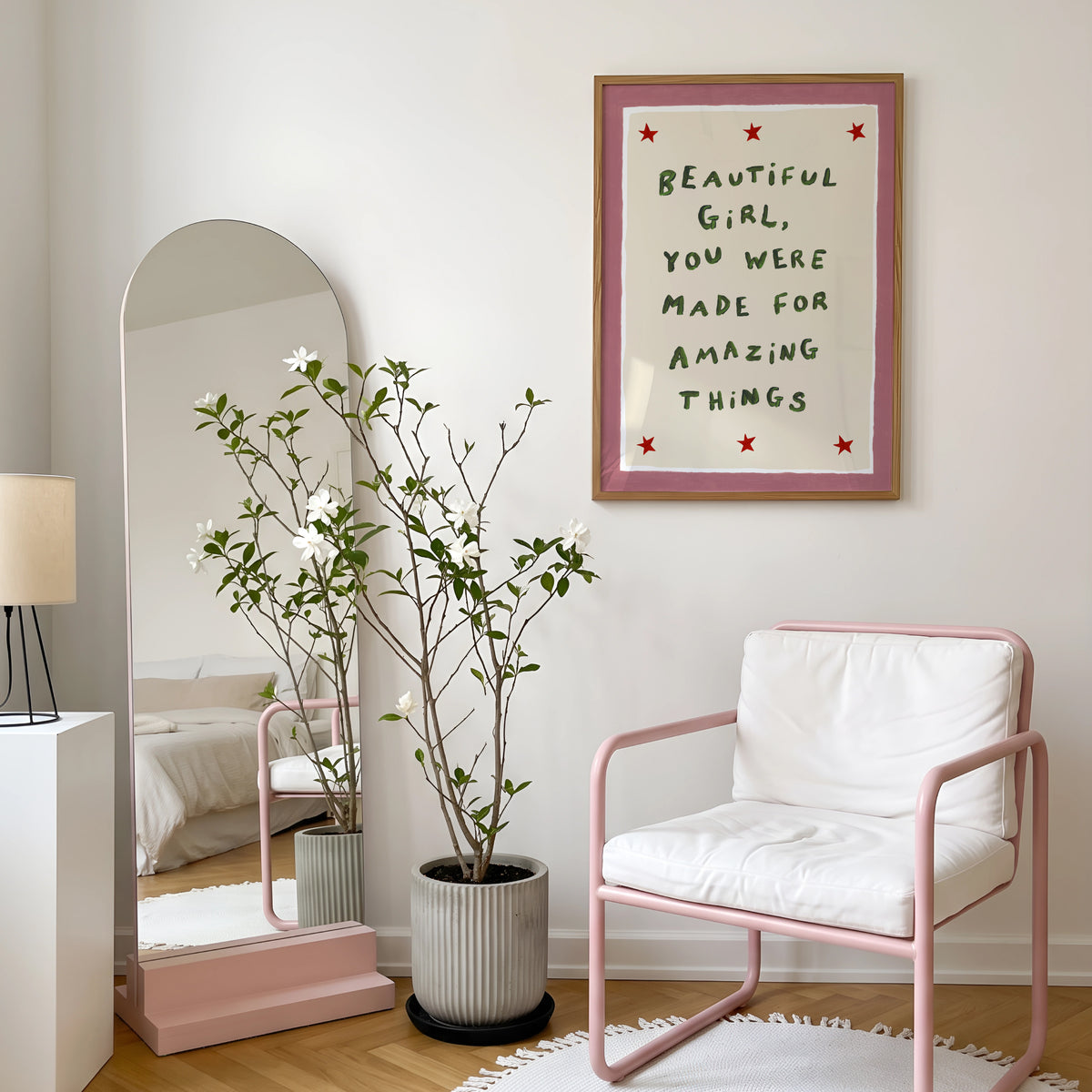 Beautiful Girl You Were Made For Amazing Things Print
