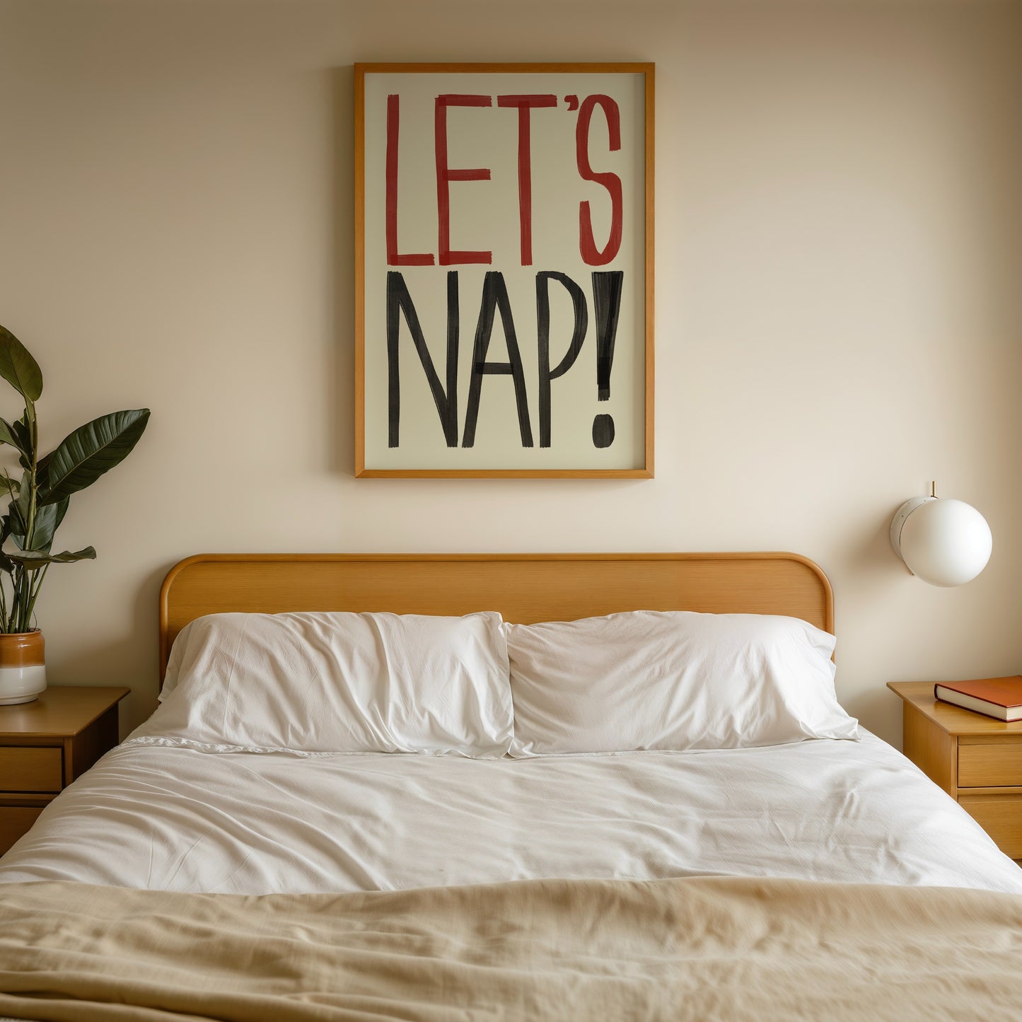 Let's Nap Print