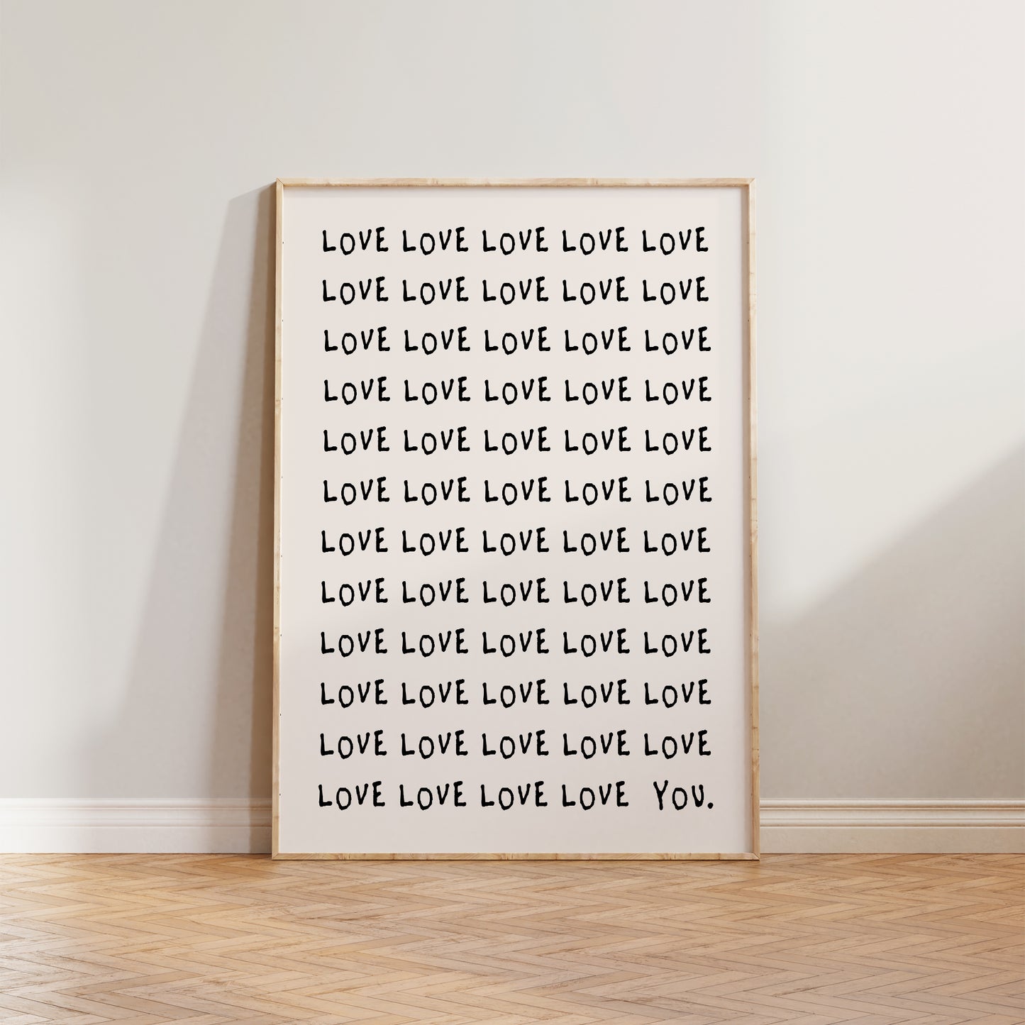 Love Love You Print