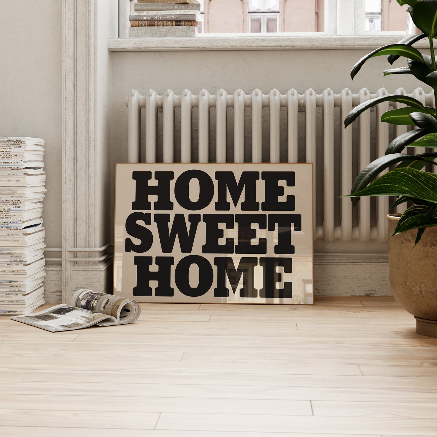 Home Sweet Home Bold Print