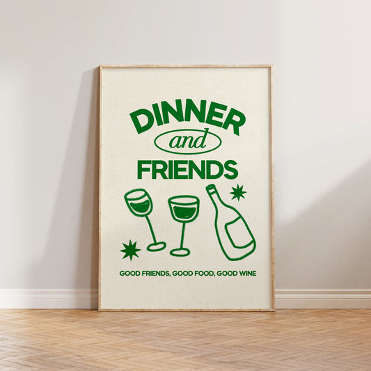 Dinner & Friends Print