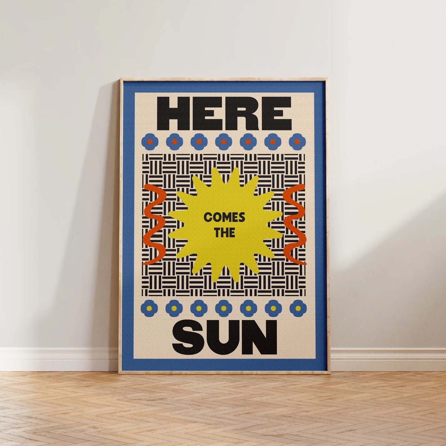 SECONDS Retro Here Comes The Sun Print