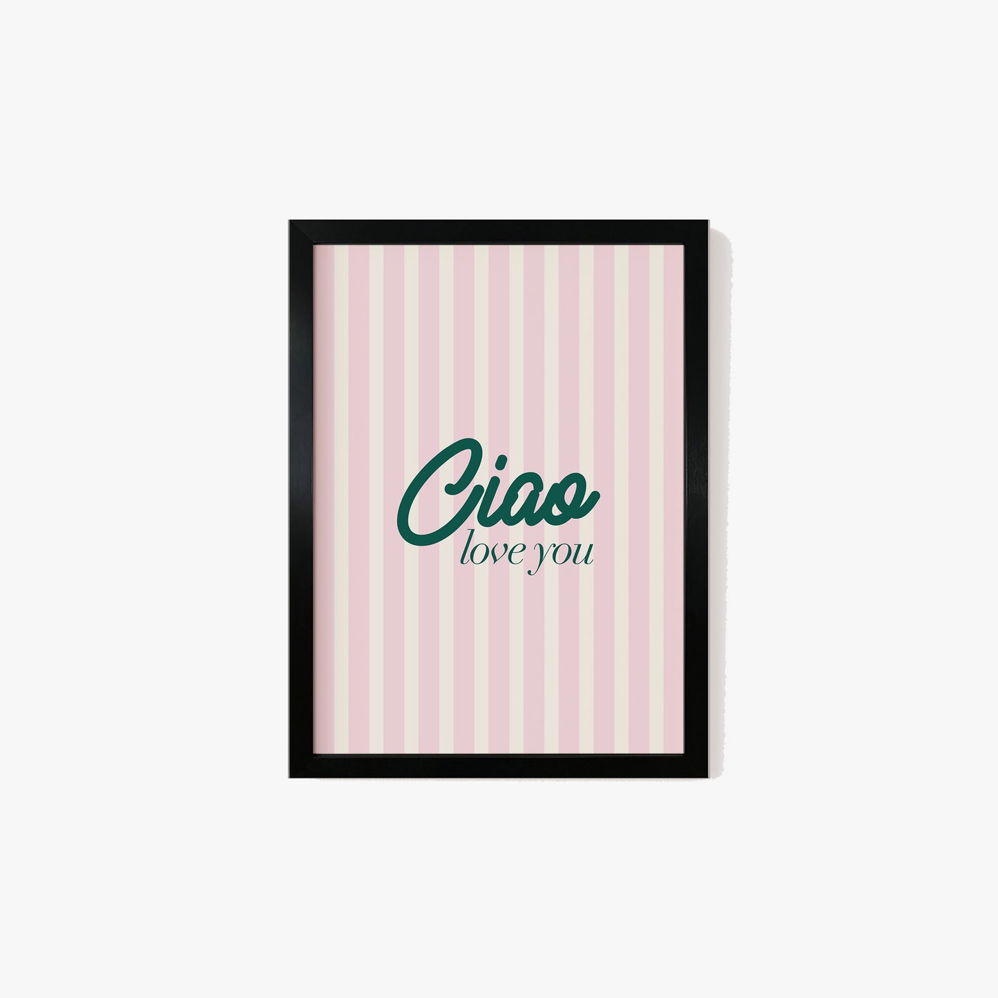 Ciao Love You Hallway Stripe Print