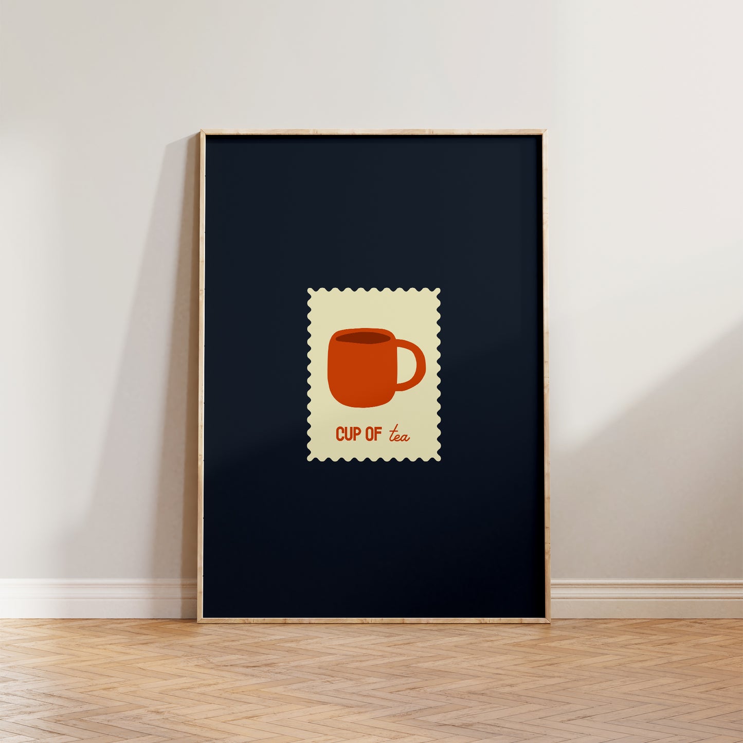 Cup Of Tea Stamp Print