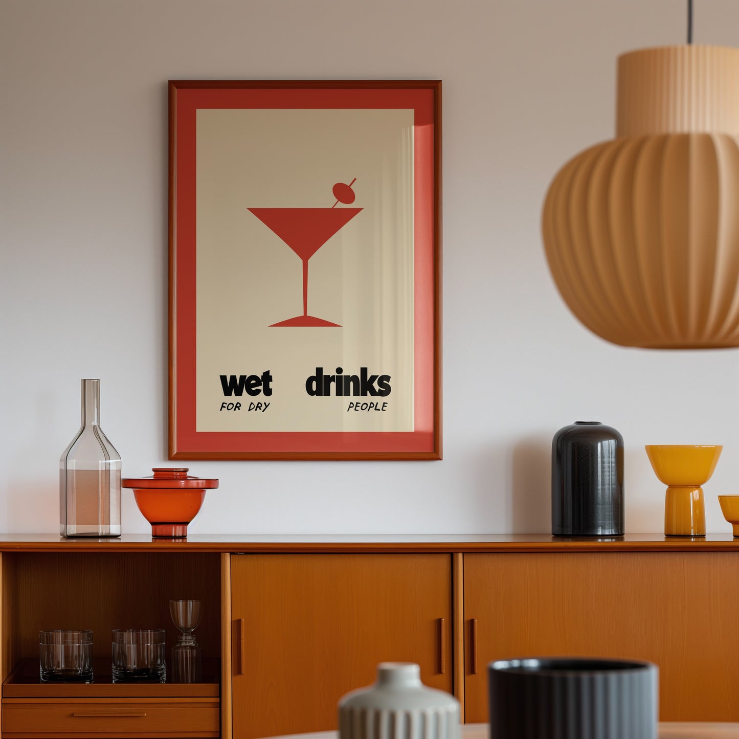 Wet Drinks For Dry People Print