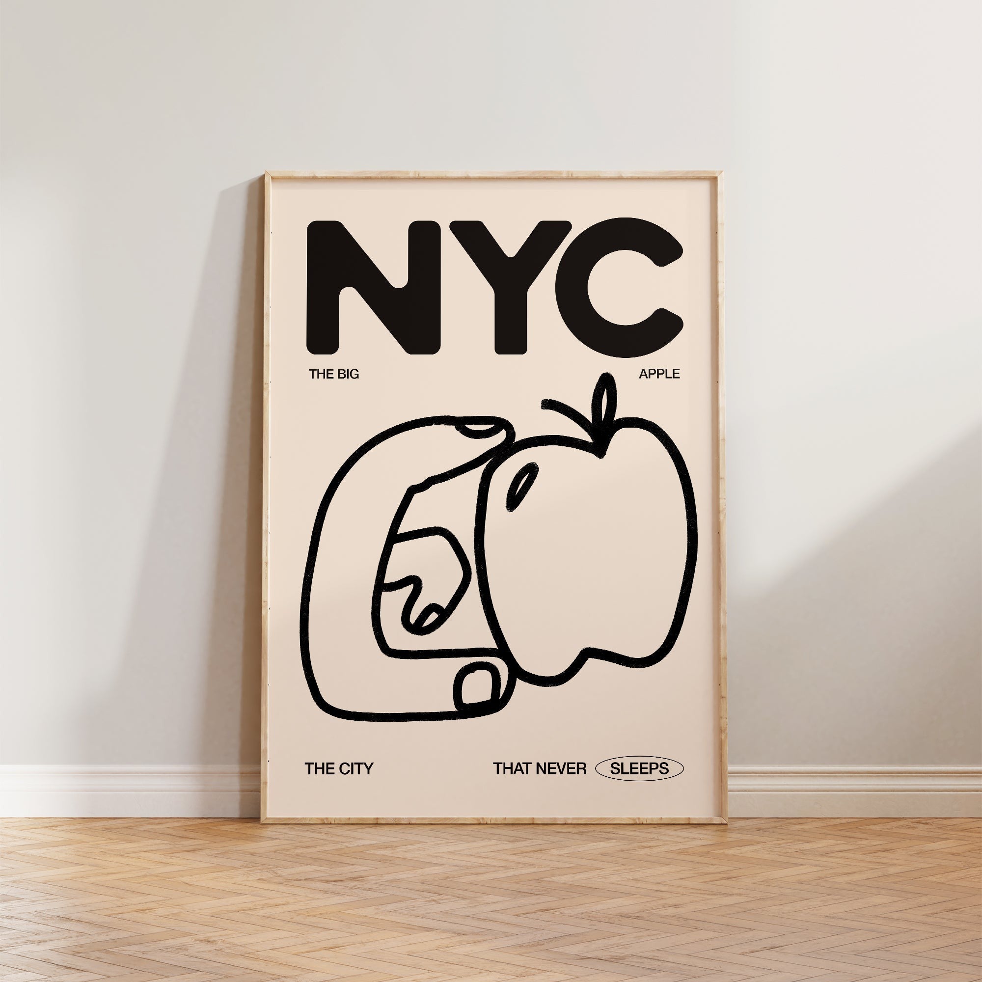 NYC Big Apple Print – Lune Club