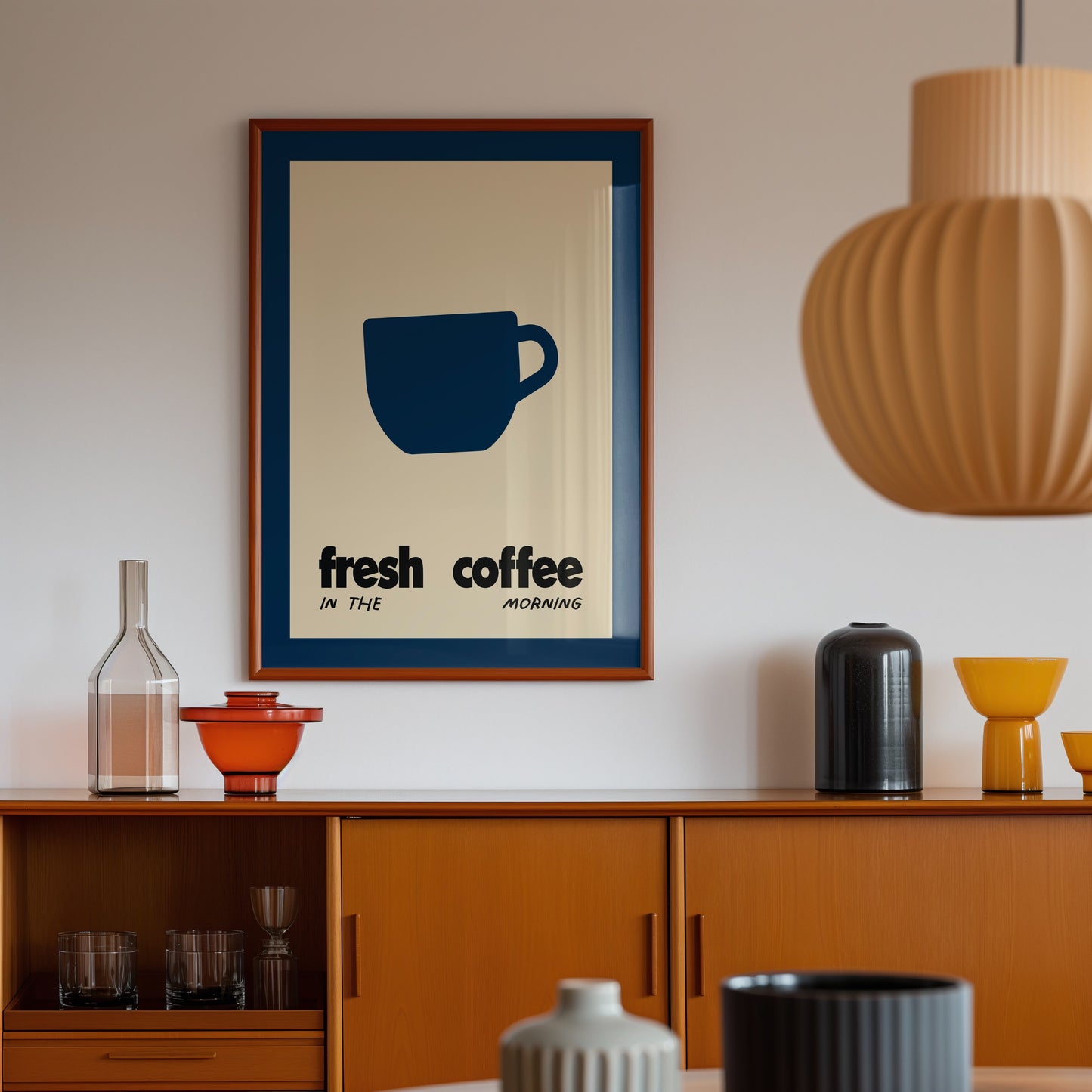 Fresh Coffee In The Morning Print