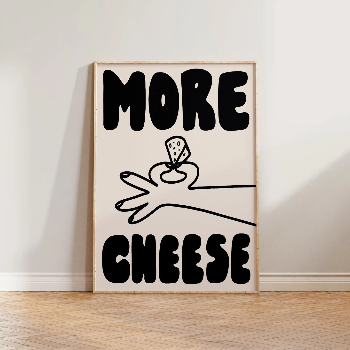 SECONDS More Cheese Print